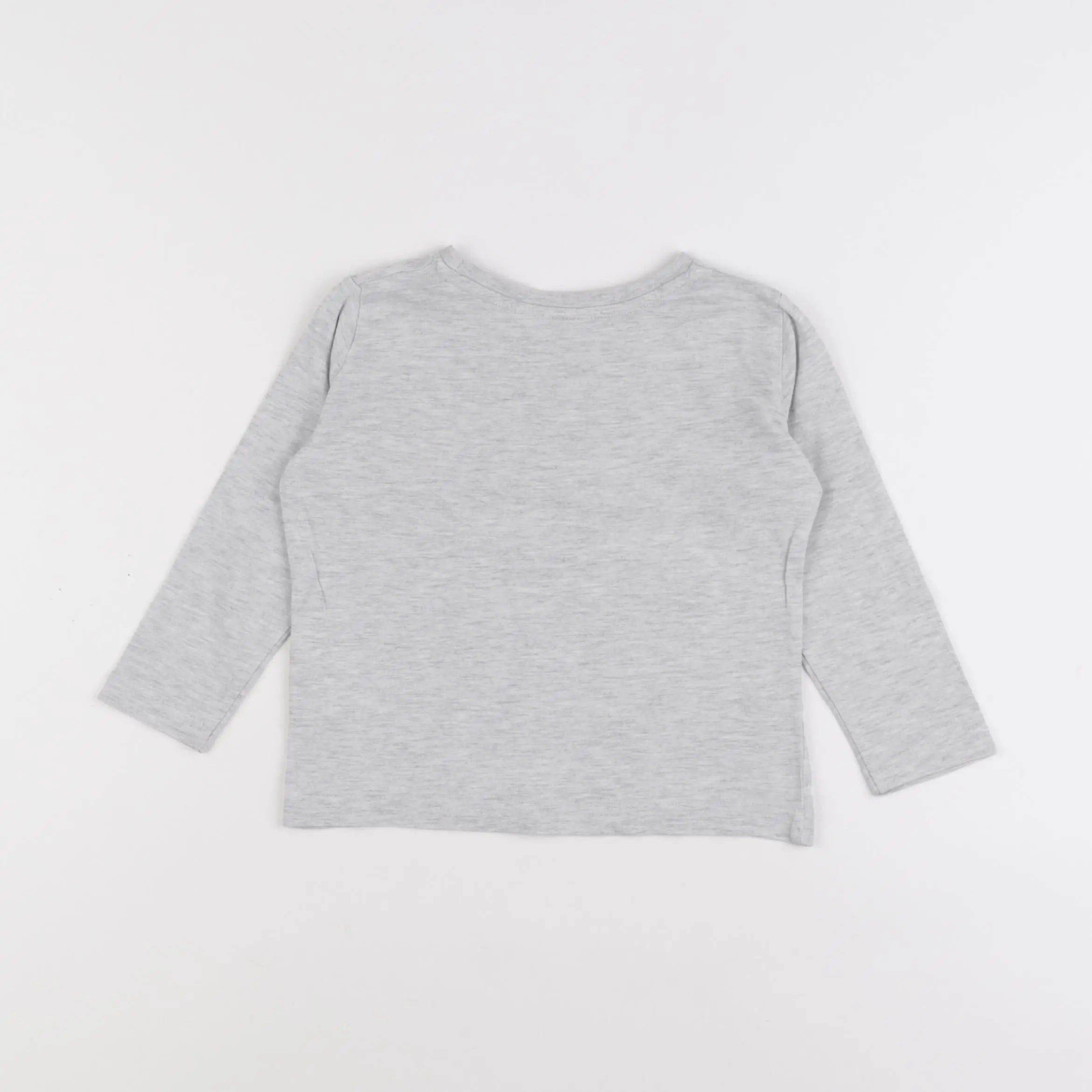 Vertbaudet - tee-shirt gris - 2 ans