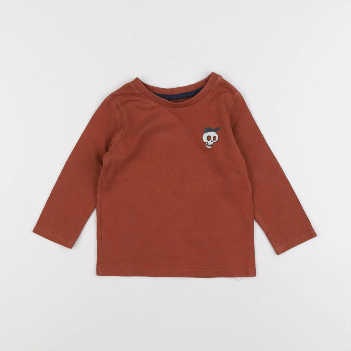 Vertbaudet - tee-shirt marron - 2 ans