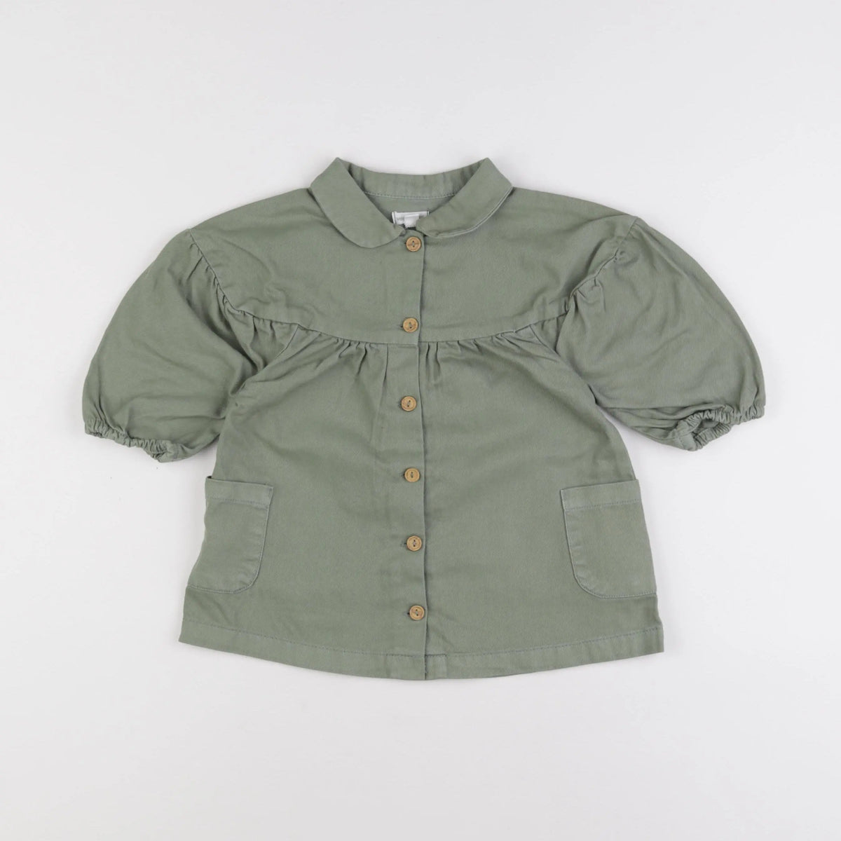 Vertbaudet - robe vert - 18 mois