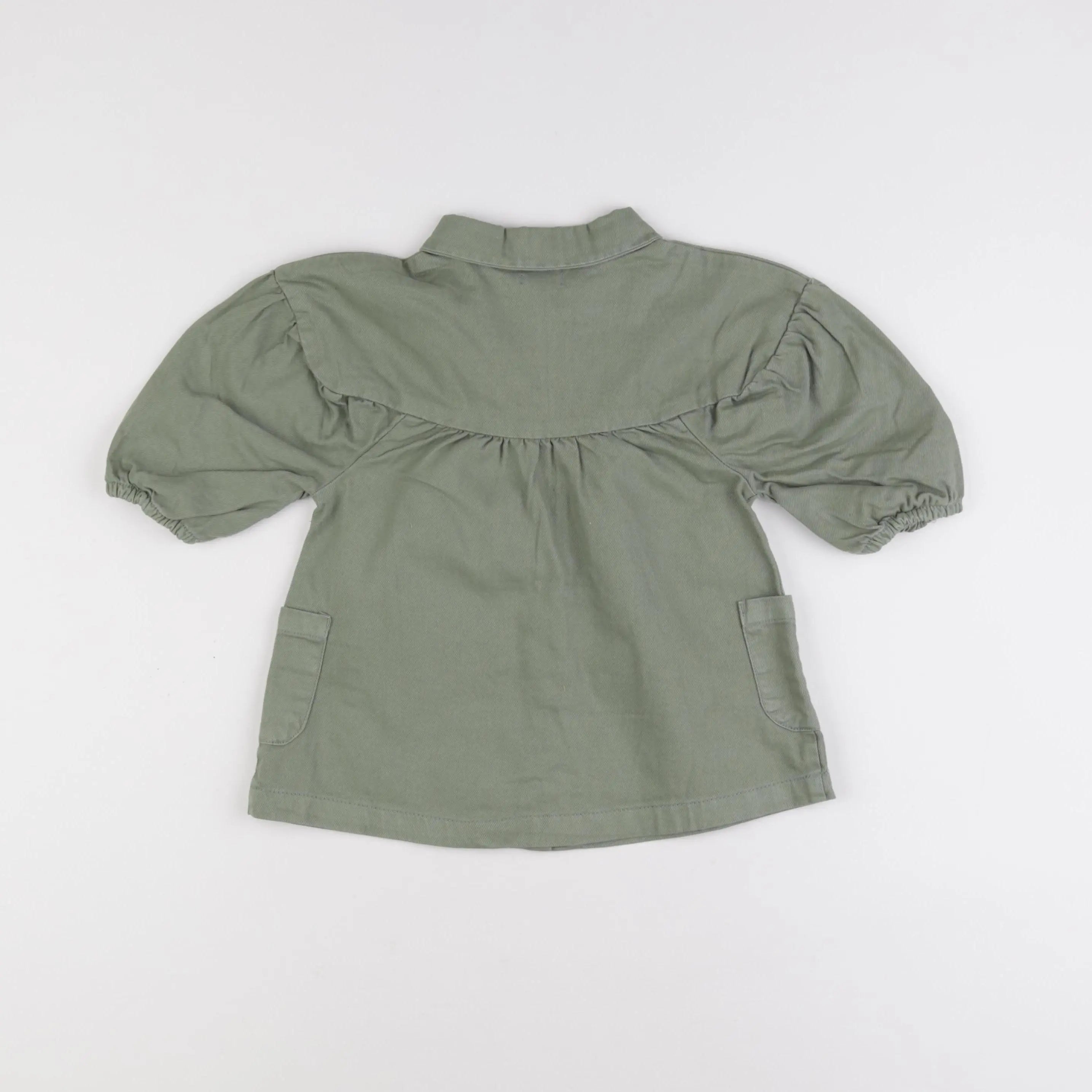 Vertbaudet - robe vert - 18 mois
