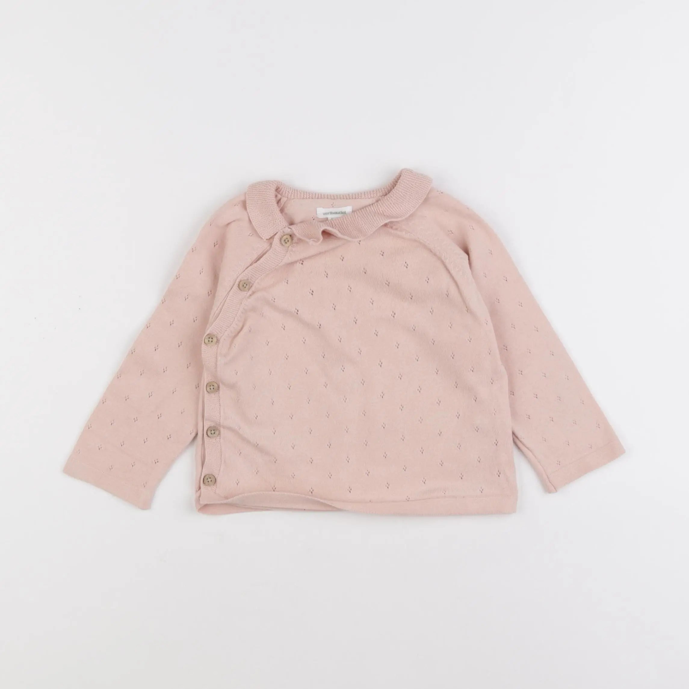 Vertbaudet - pull rose - 18 mois