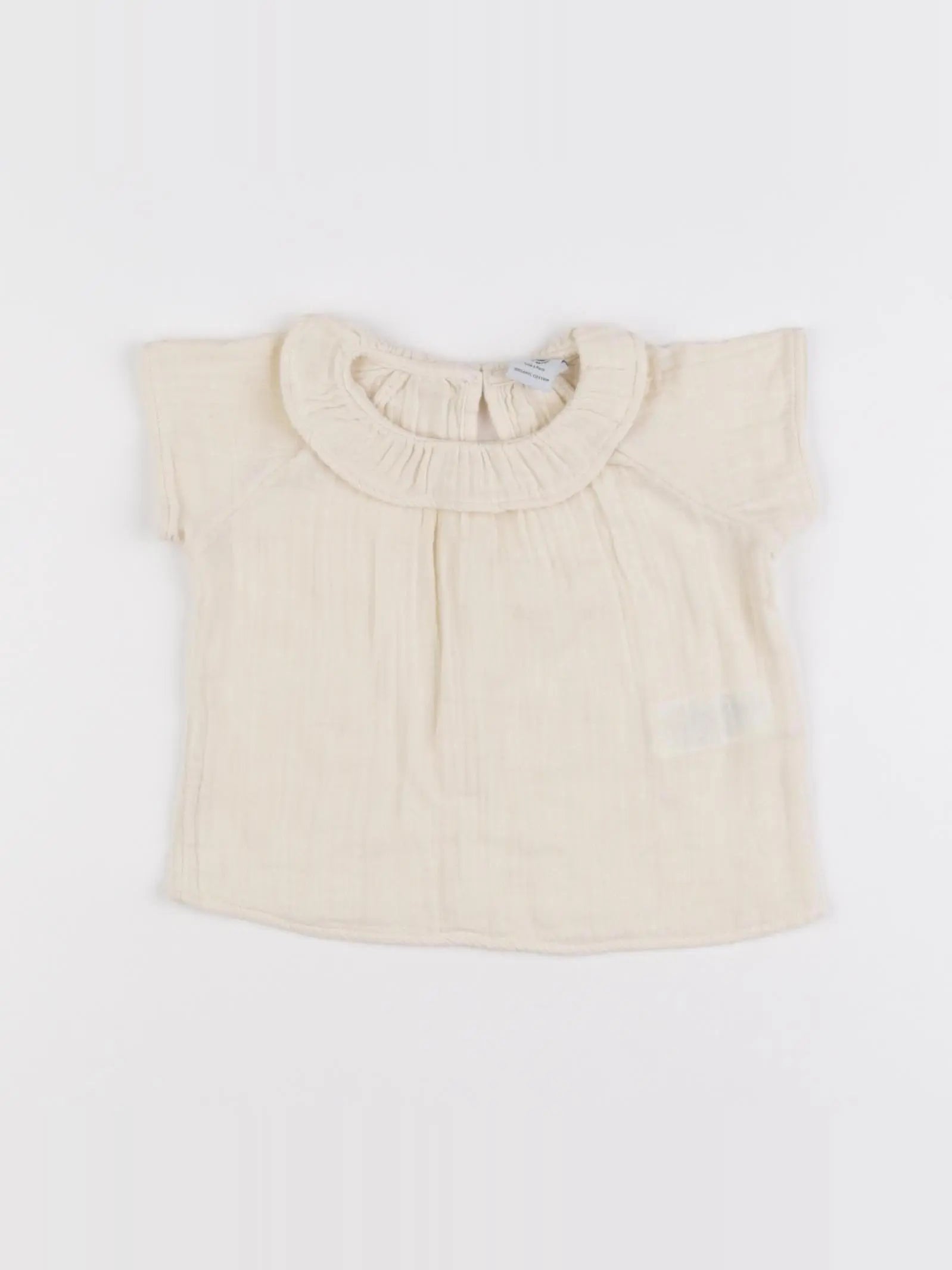 Petit Bateau - blouse beige - 3 mois