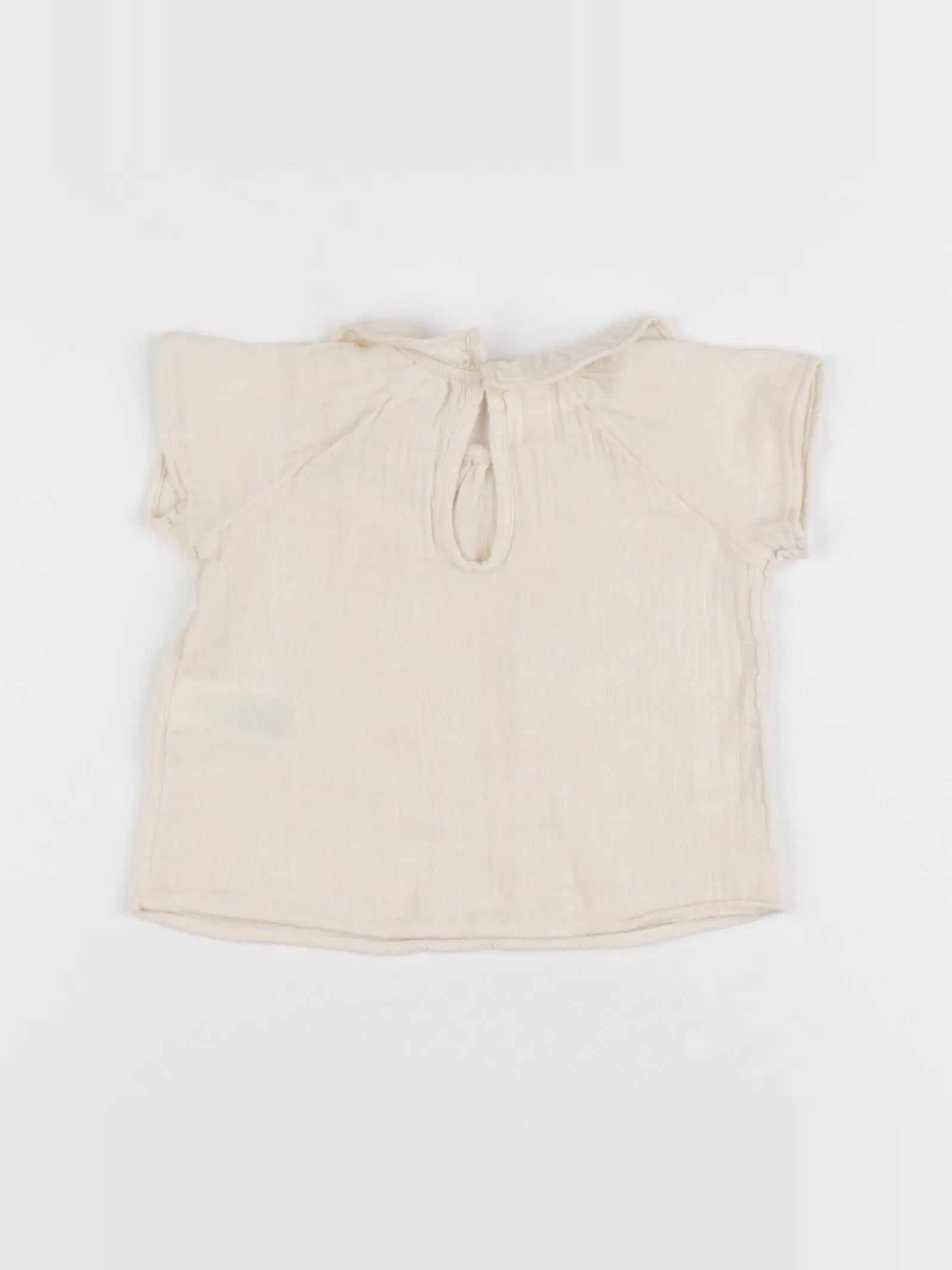 Petit Bateau - blouse beige - 3 mois