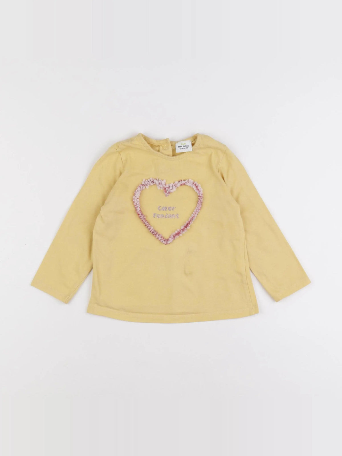 Tape à l'oeil - tee-shirt jaune - 2 ans