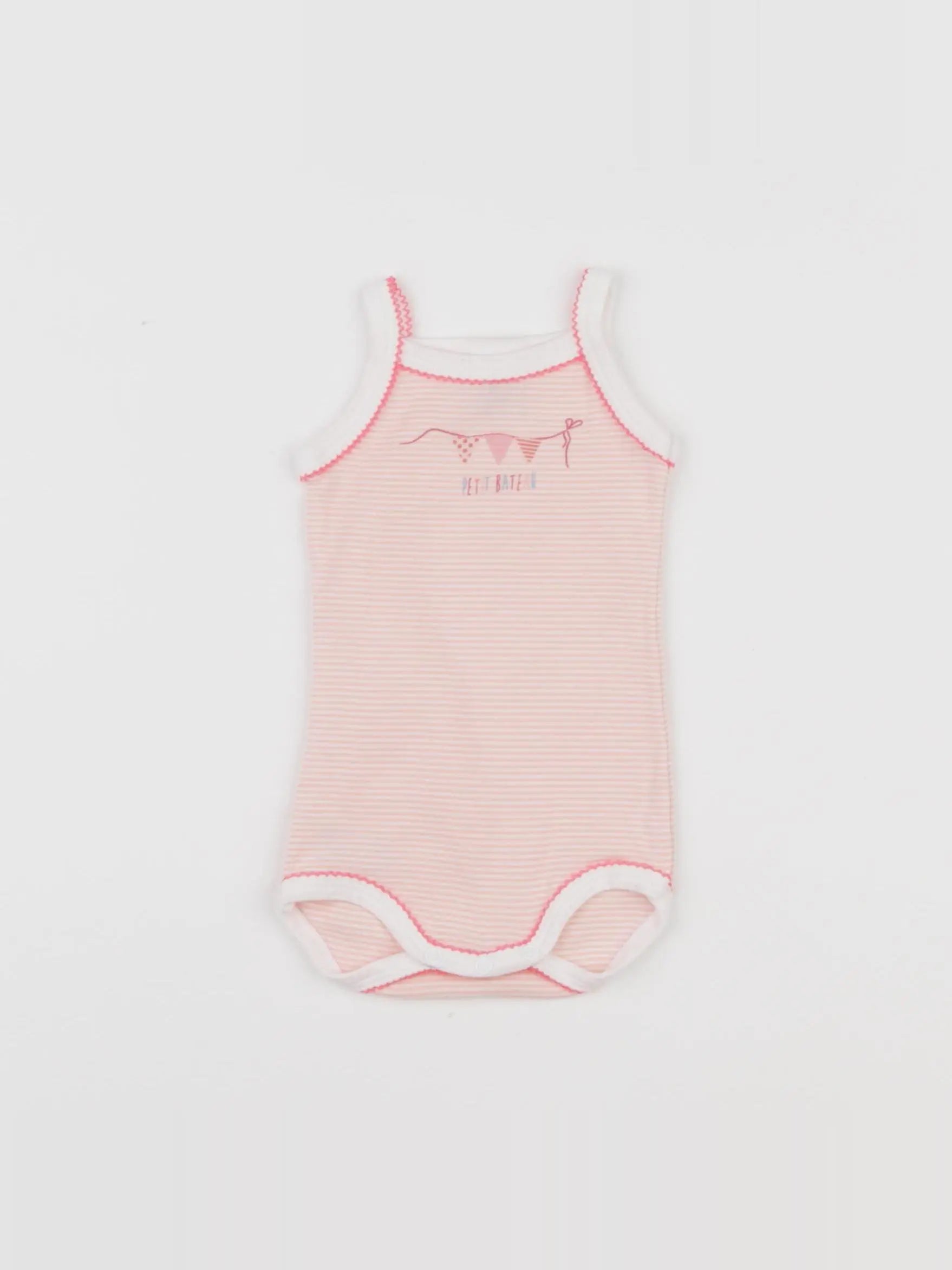 Petit Bateau - body rose - 3 mois