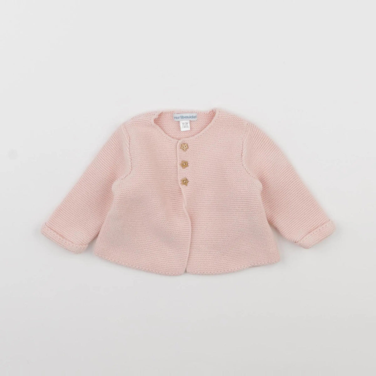Vertbaudet - gilet rose - 3 mois
