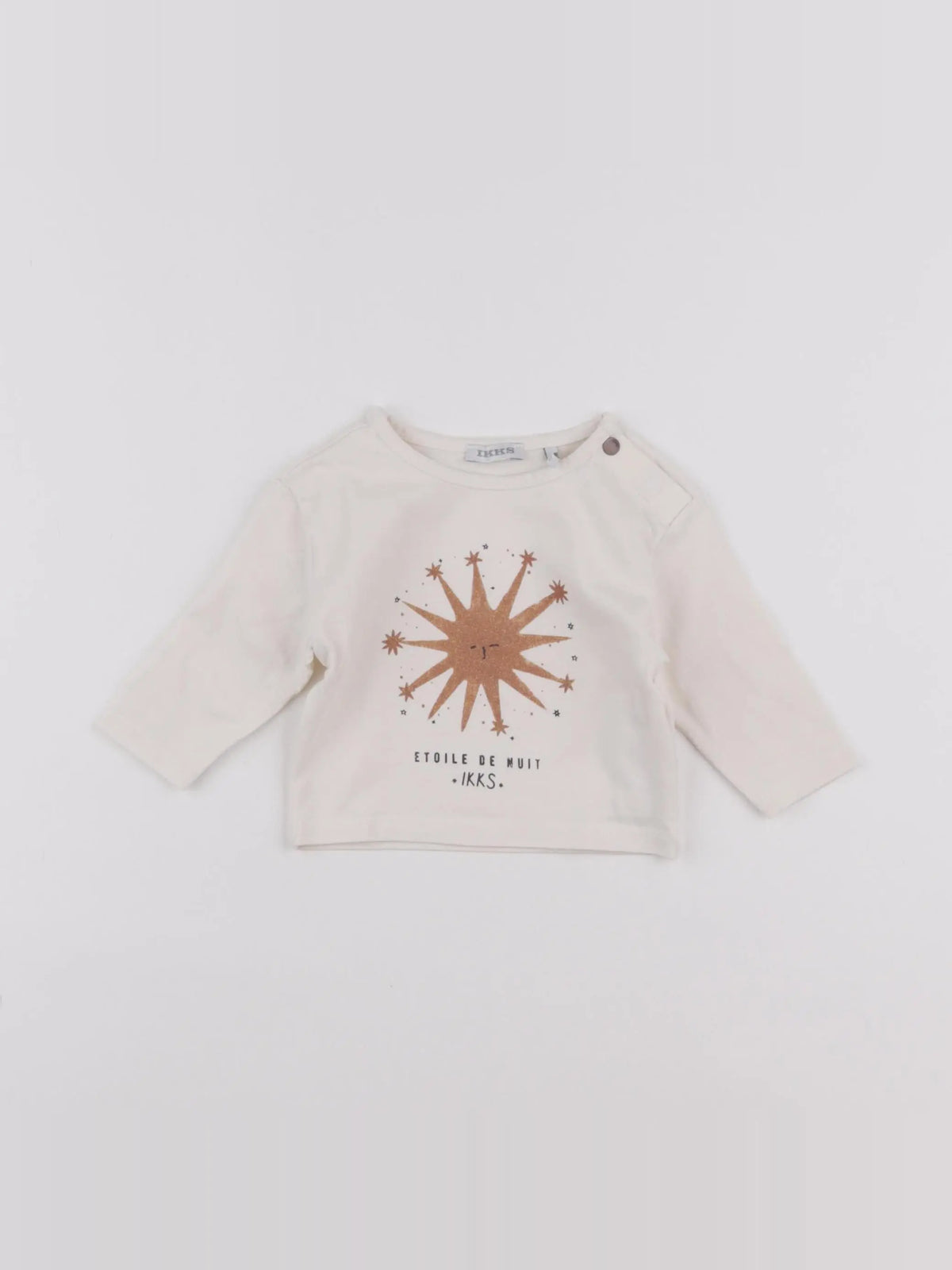 IKKS - tee-shirt beige - 3 mois