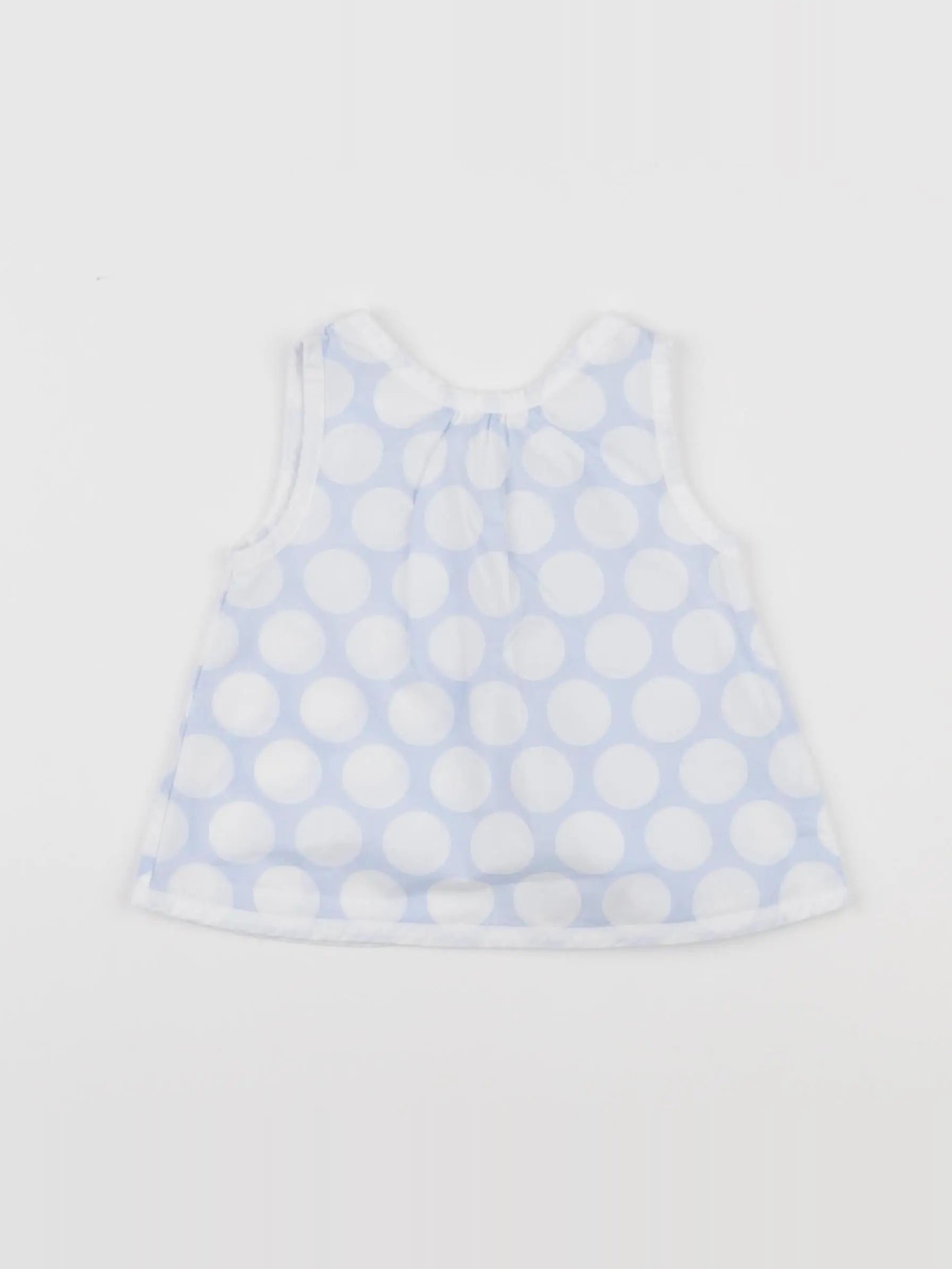 Jacadi - blouse blanc, bleu - 12 mois