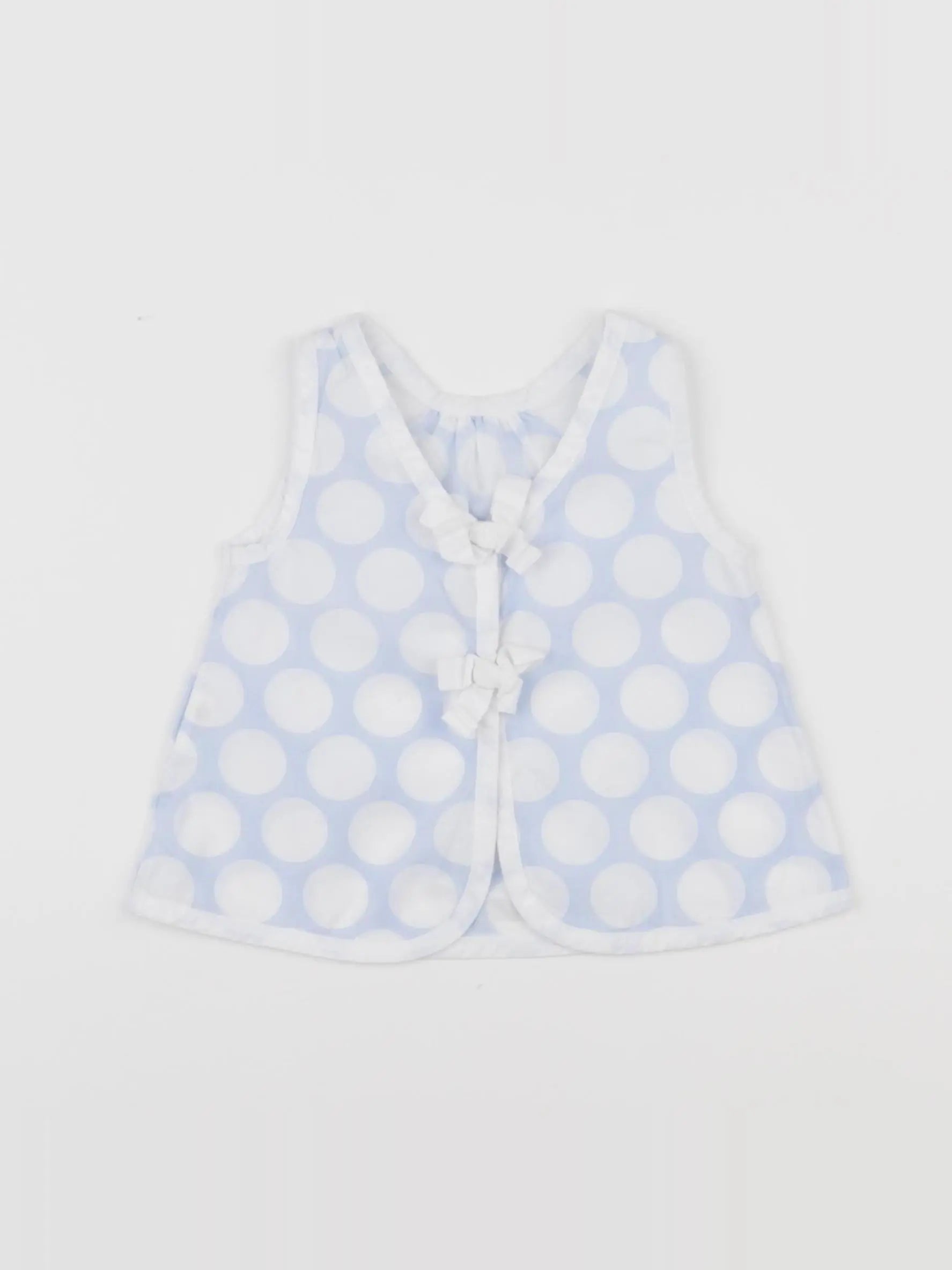 Jacadi - blouse blanc, bleu - 12 mois