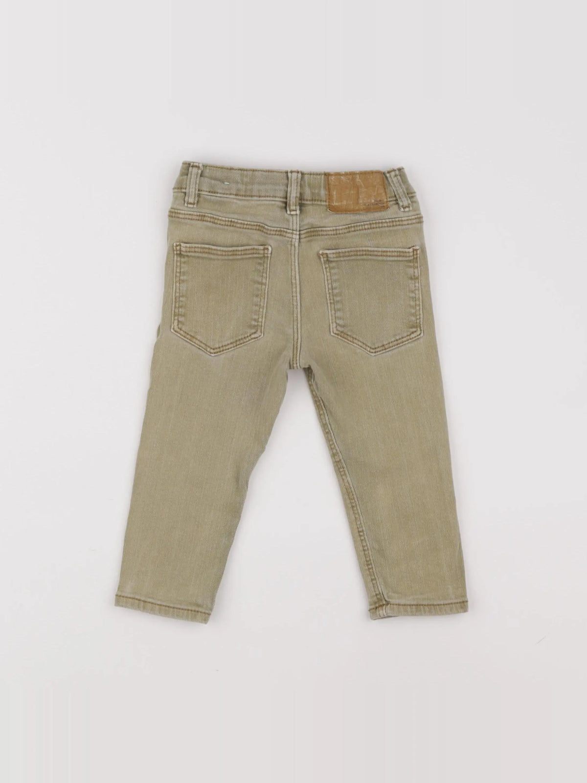 Zara - jean vert - 12/18 mois