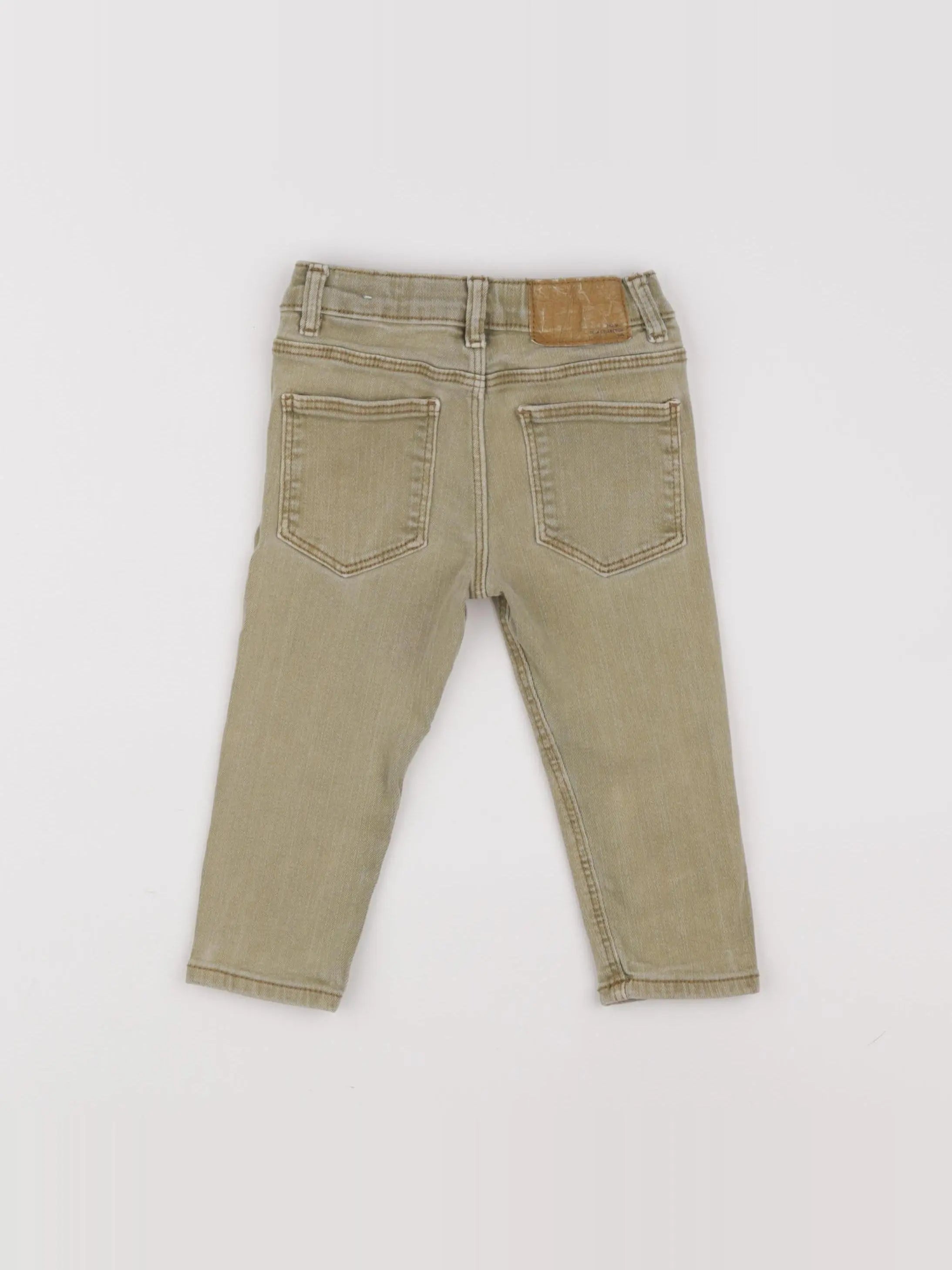 Zara - jean vert - 12/18 mois