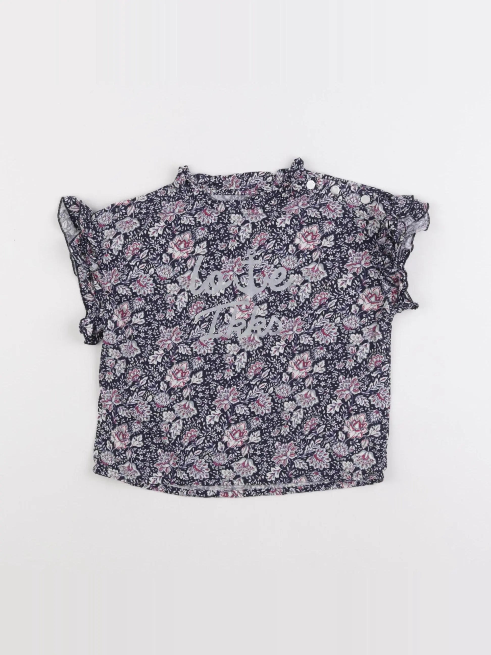 IKKS - blouse bleu - 4 ans
