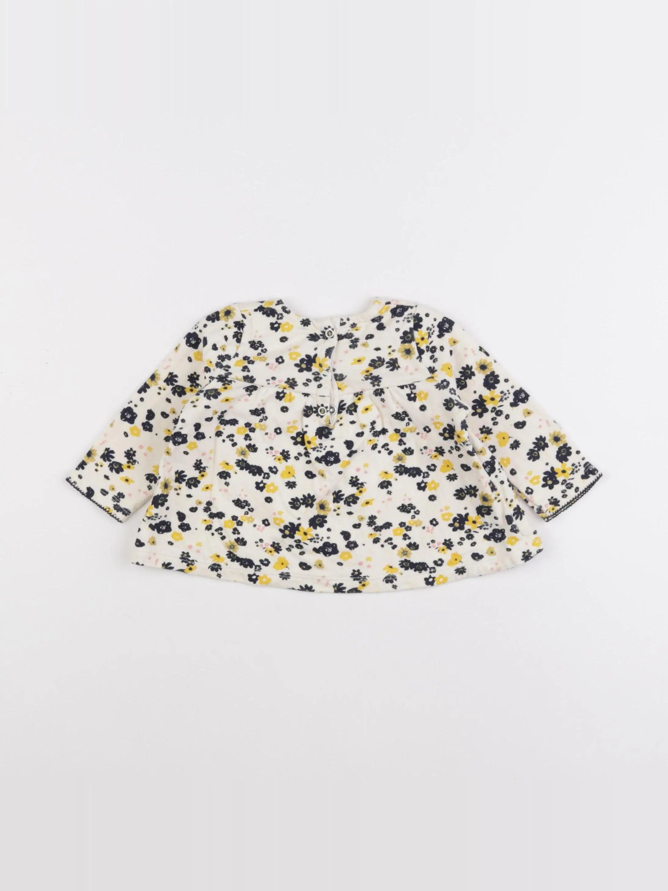 Petit Bateau - tee-shirt beige - 6 mois