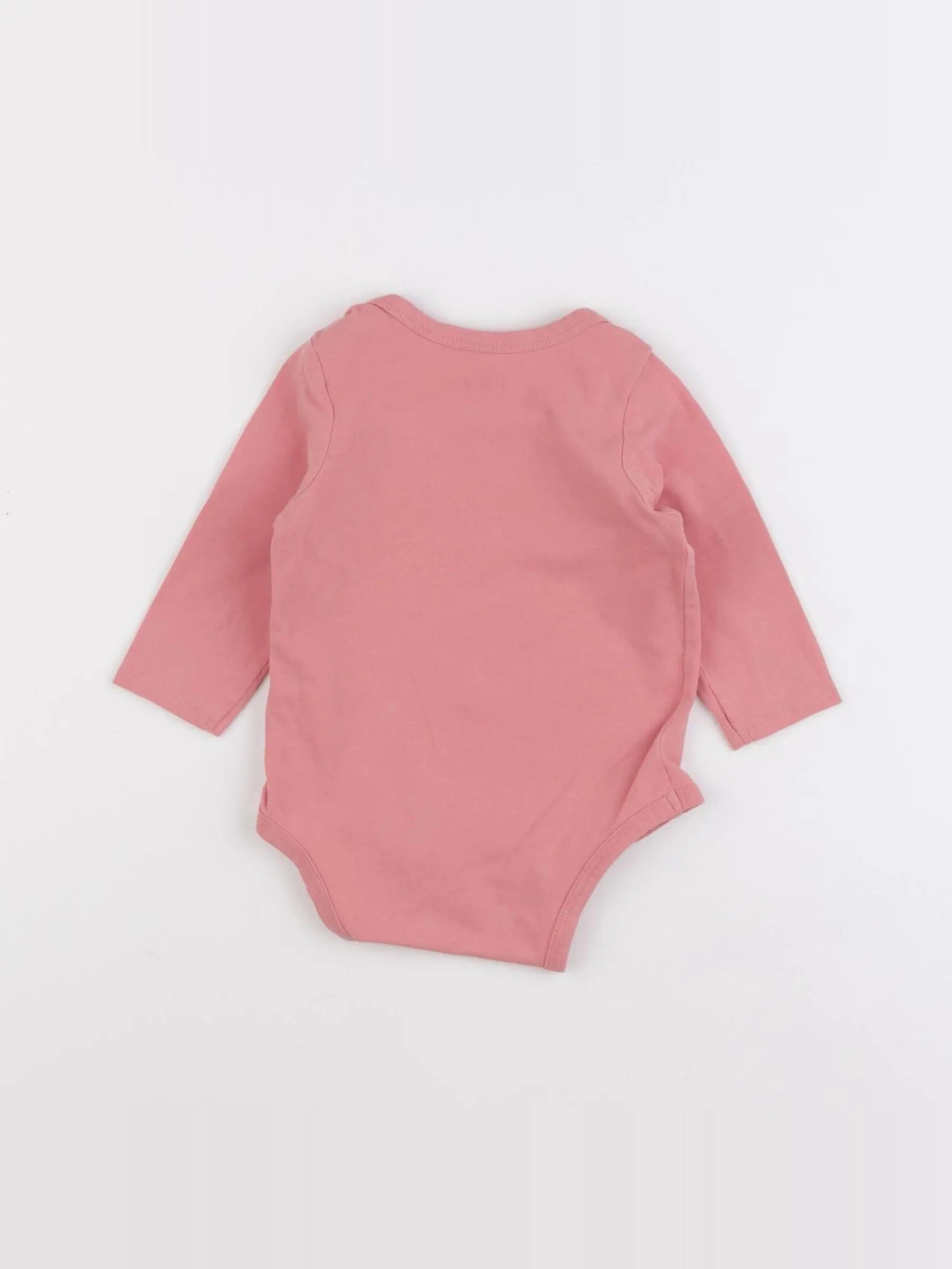 Tape à l'oeil - body rose - 6 mois