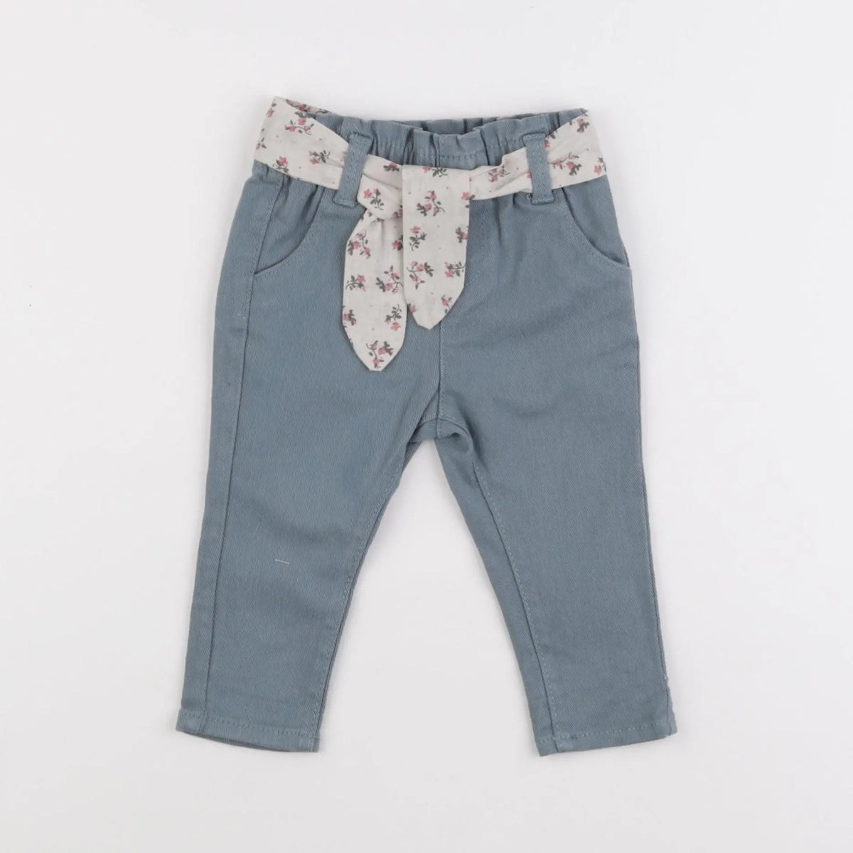 Vertbaudet - pantalon vert - 6 mois