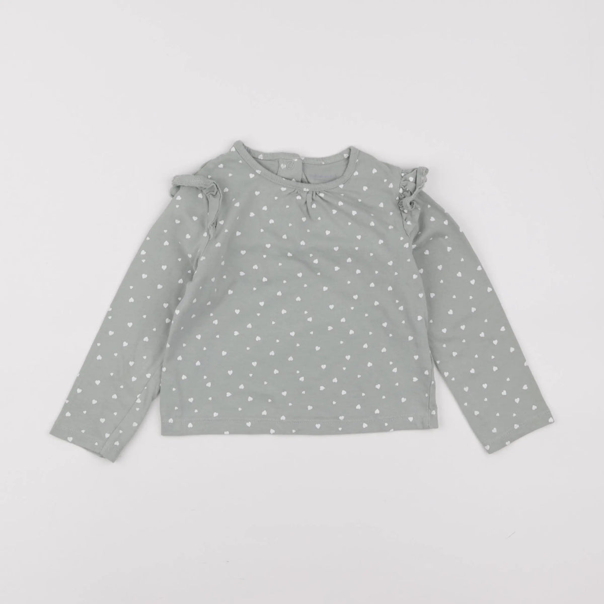 Vertbaudet - tee-shirt vert - 2 ans