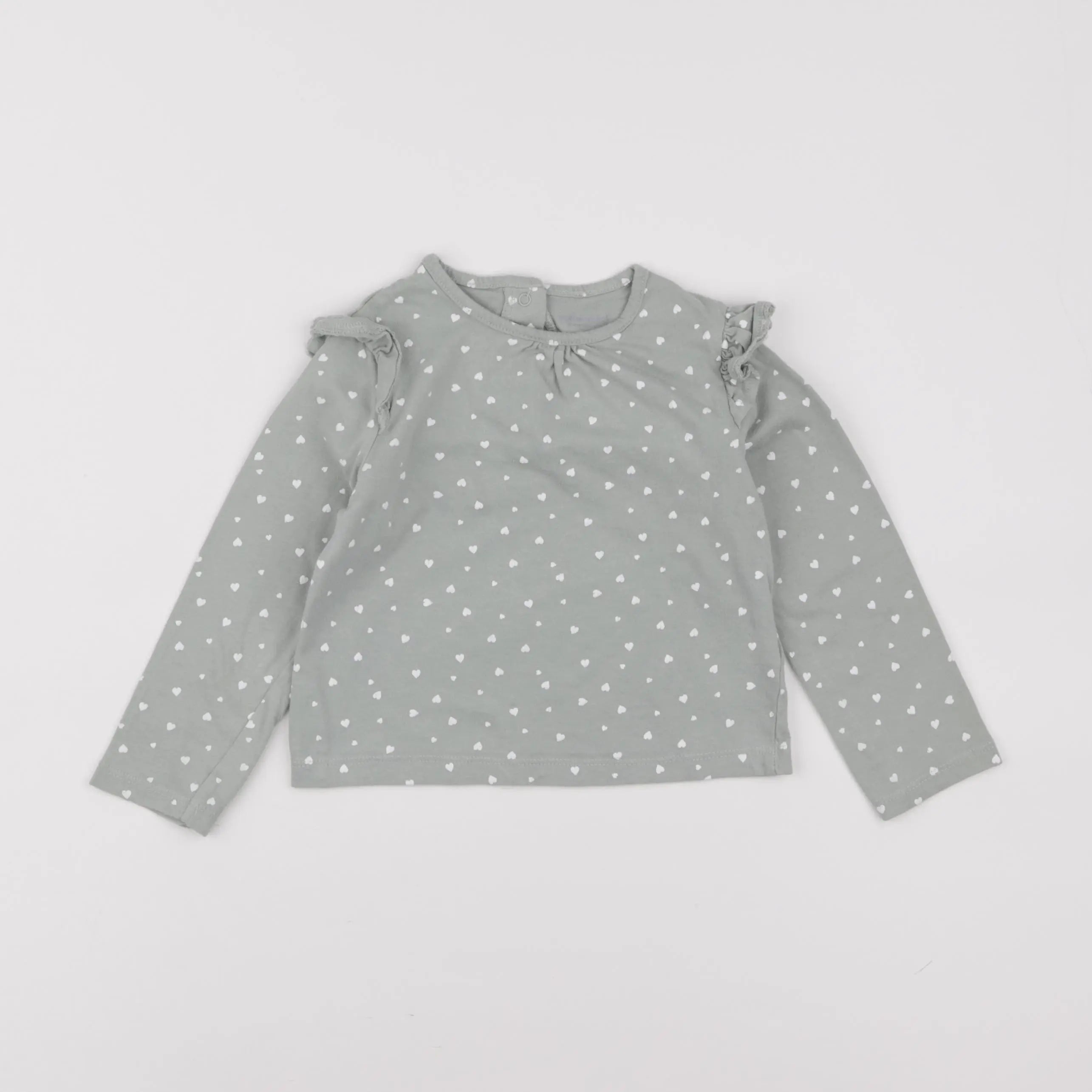 Vertbaudet - tee-shirt vert - 2 ans