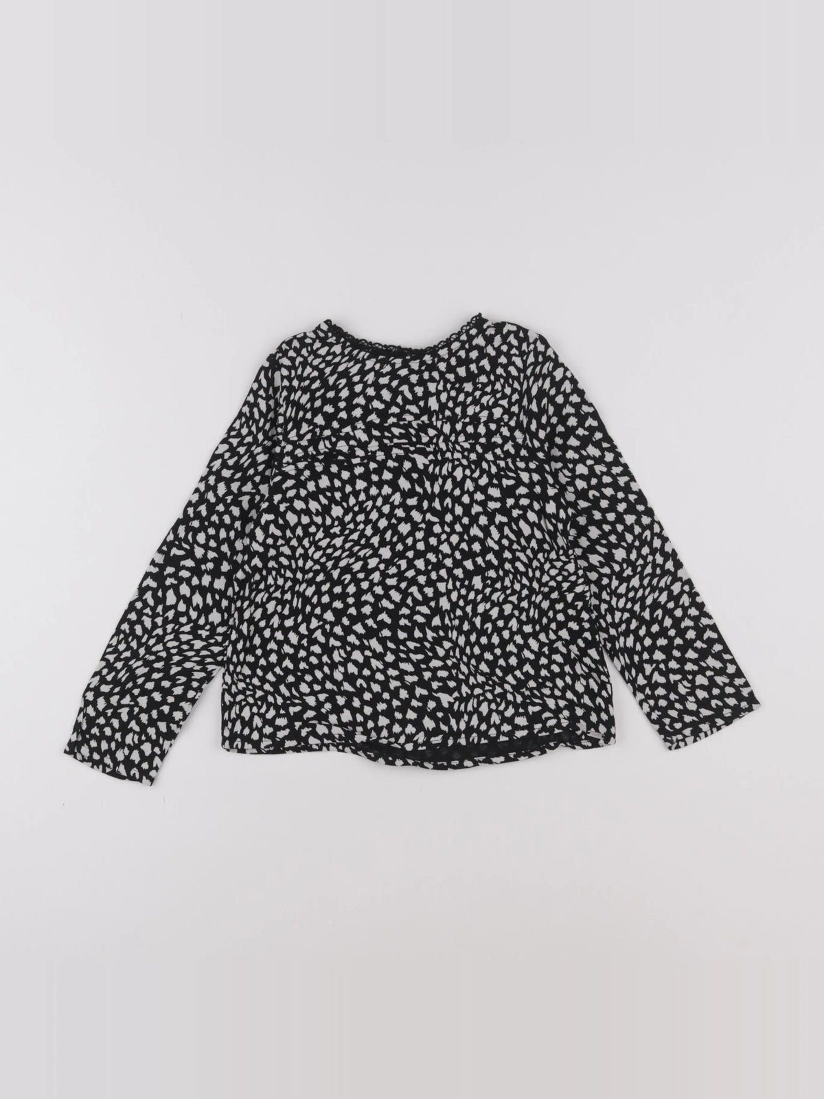 IKKS - blouse noir - 4 ans