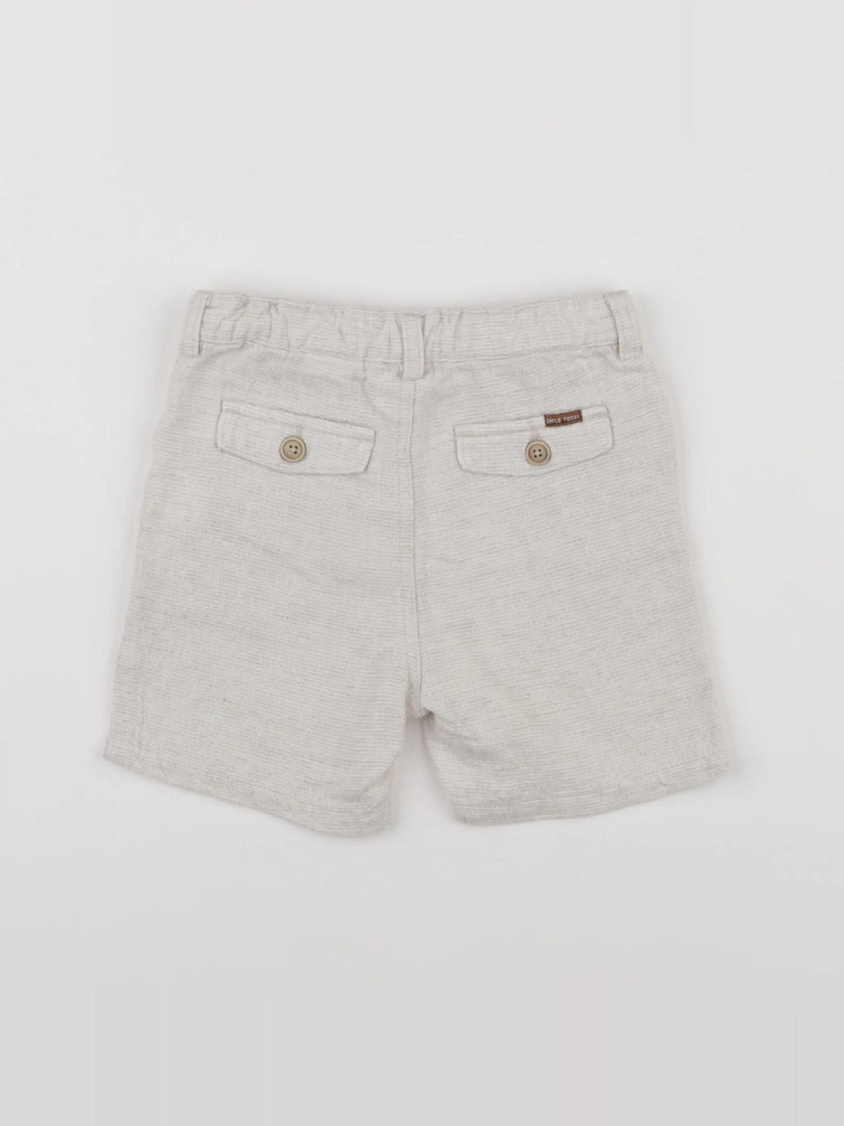 Zara - short beige - 6/9 mois