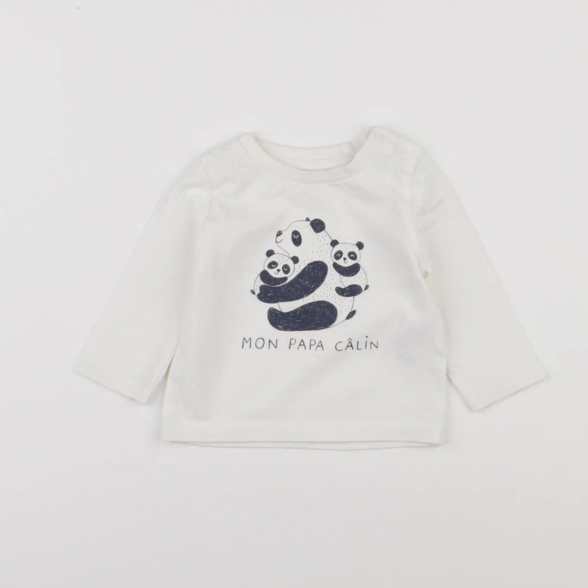 Vertbaudet - tee-shirt blanc - 3 mois