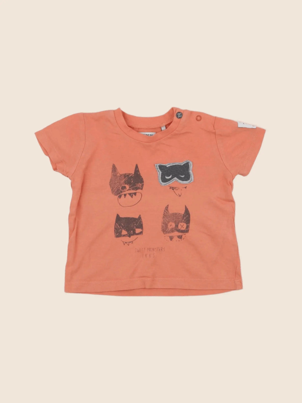 IKKS - tee-shirt orange - 6 mois
