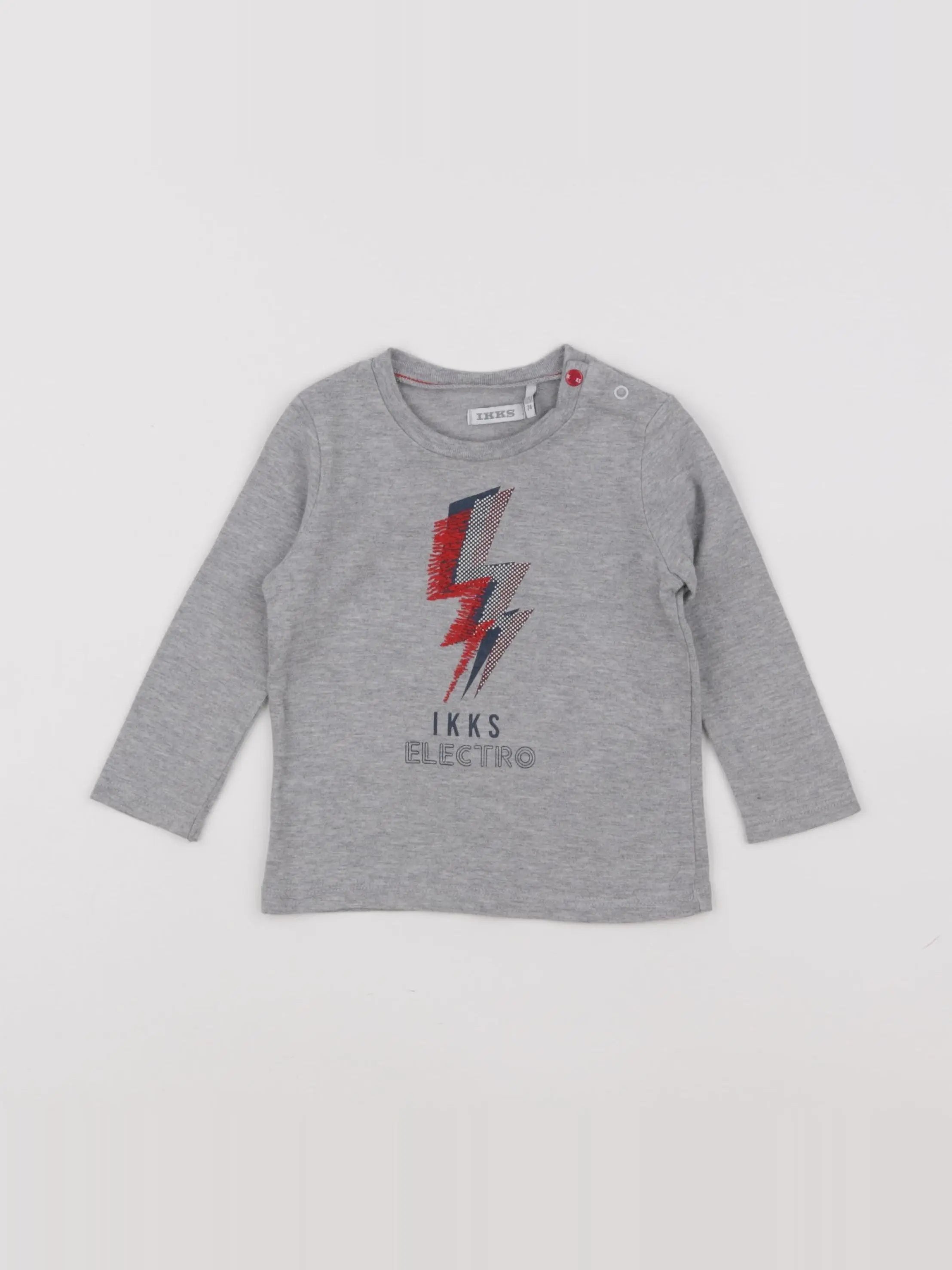 IKKS - tee-shirt gris - 12 mois