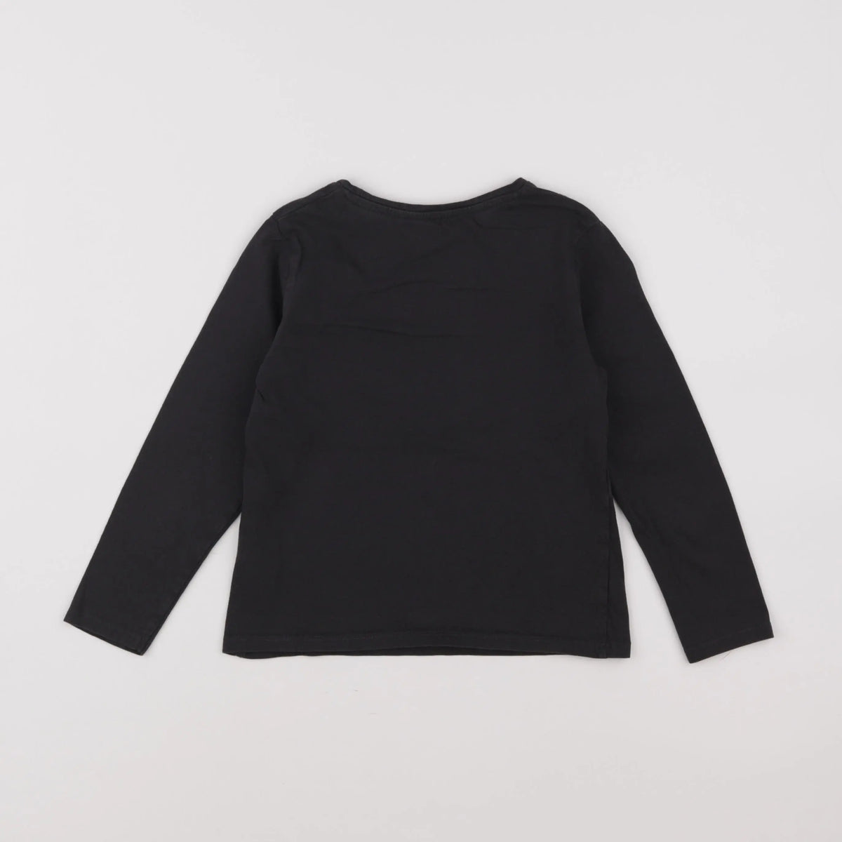 Vertbaudet - tee-shirt noir, or - 6 ans
