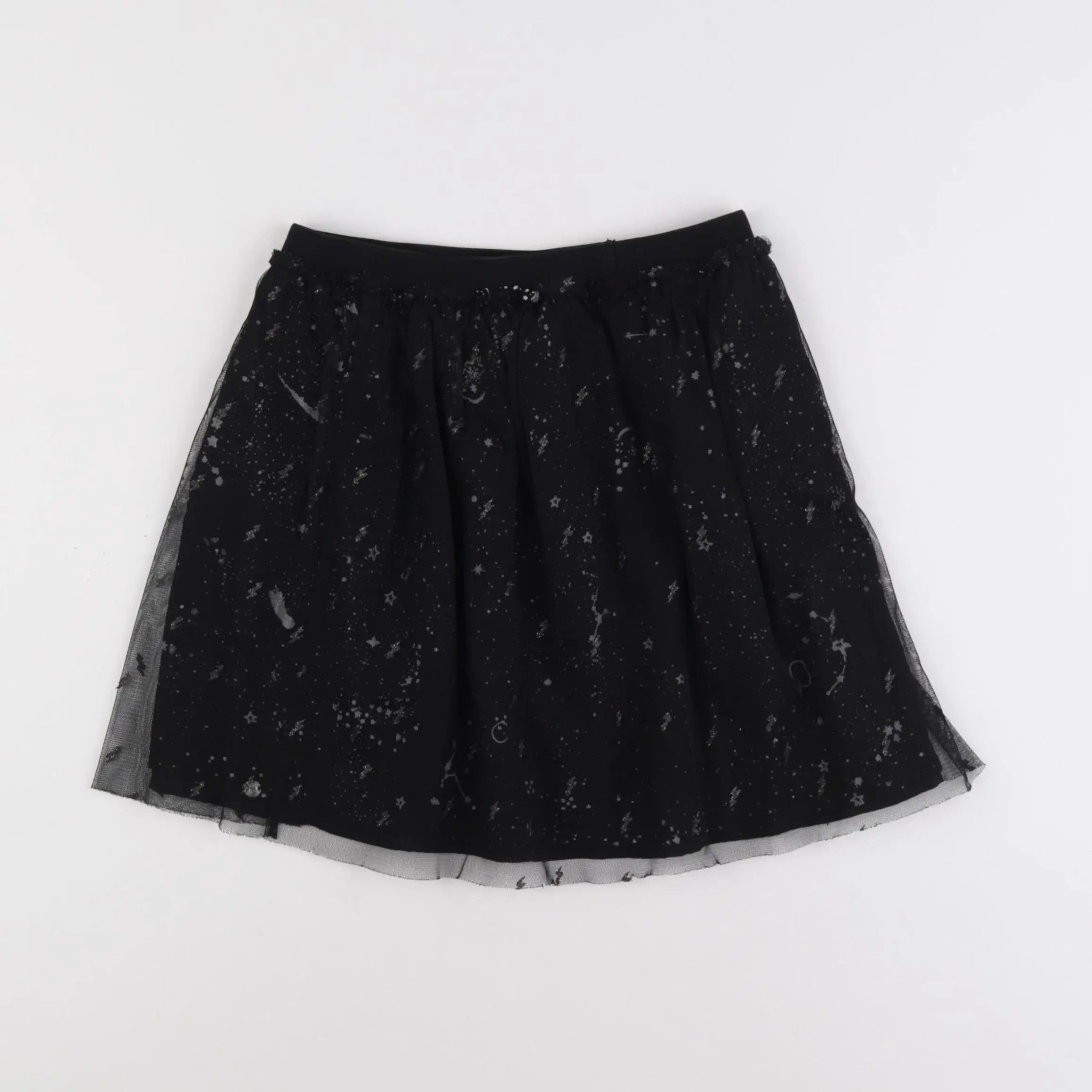 IKKS - jupe noir, argent - 8 ans