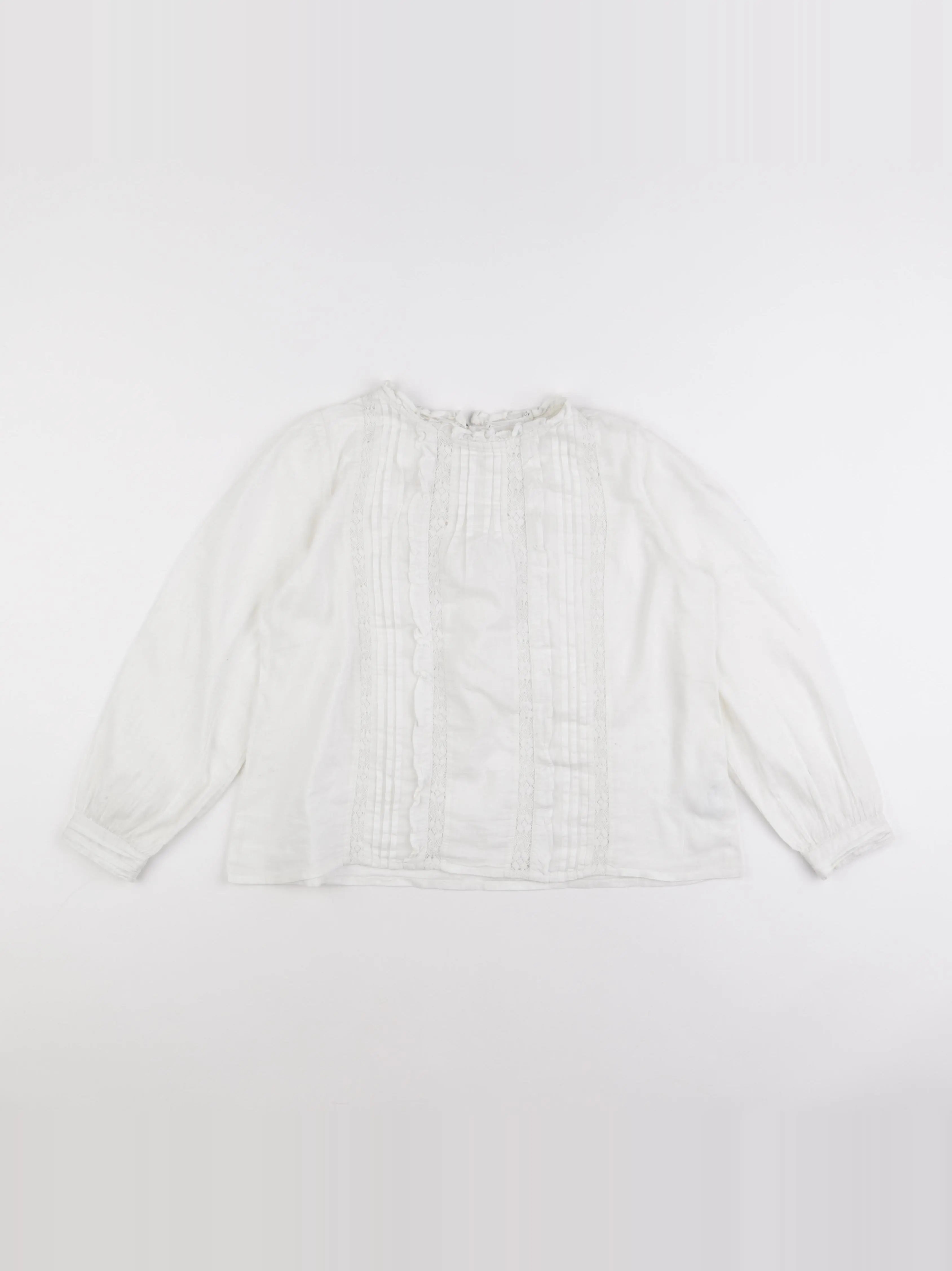 Monoprix - blouse beige - 10 ans