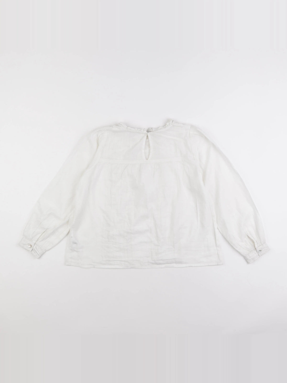 Monoprix - blouse beige - 10 ans