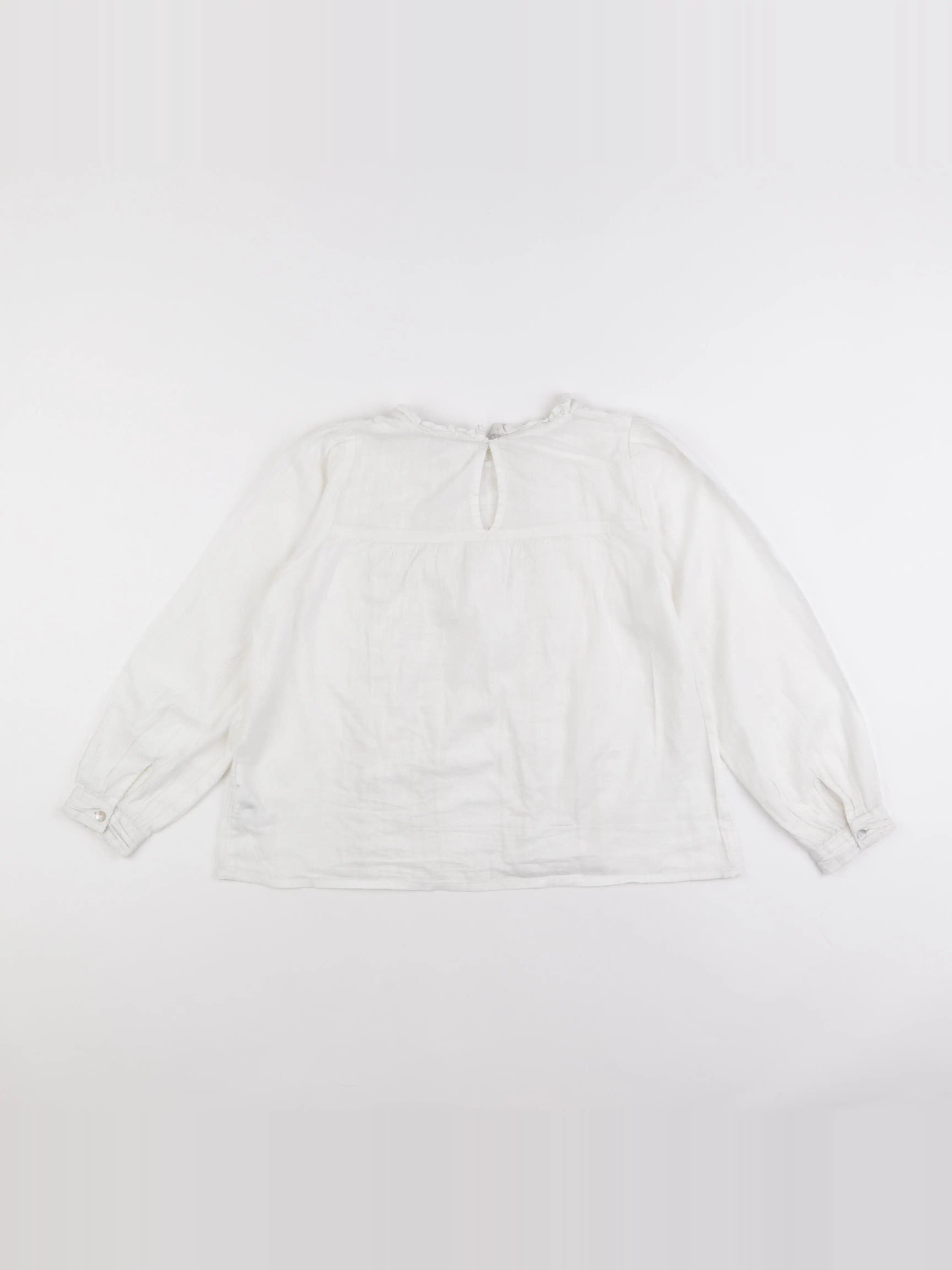 Monoprix - blouse beige - 10 ans