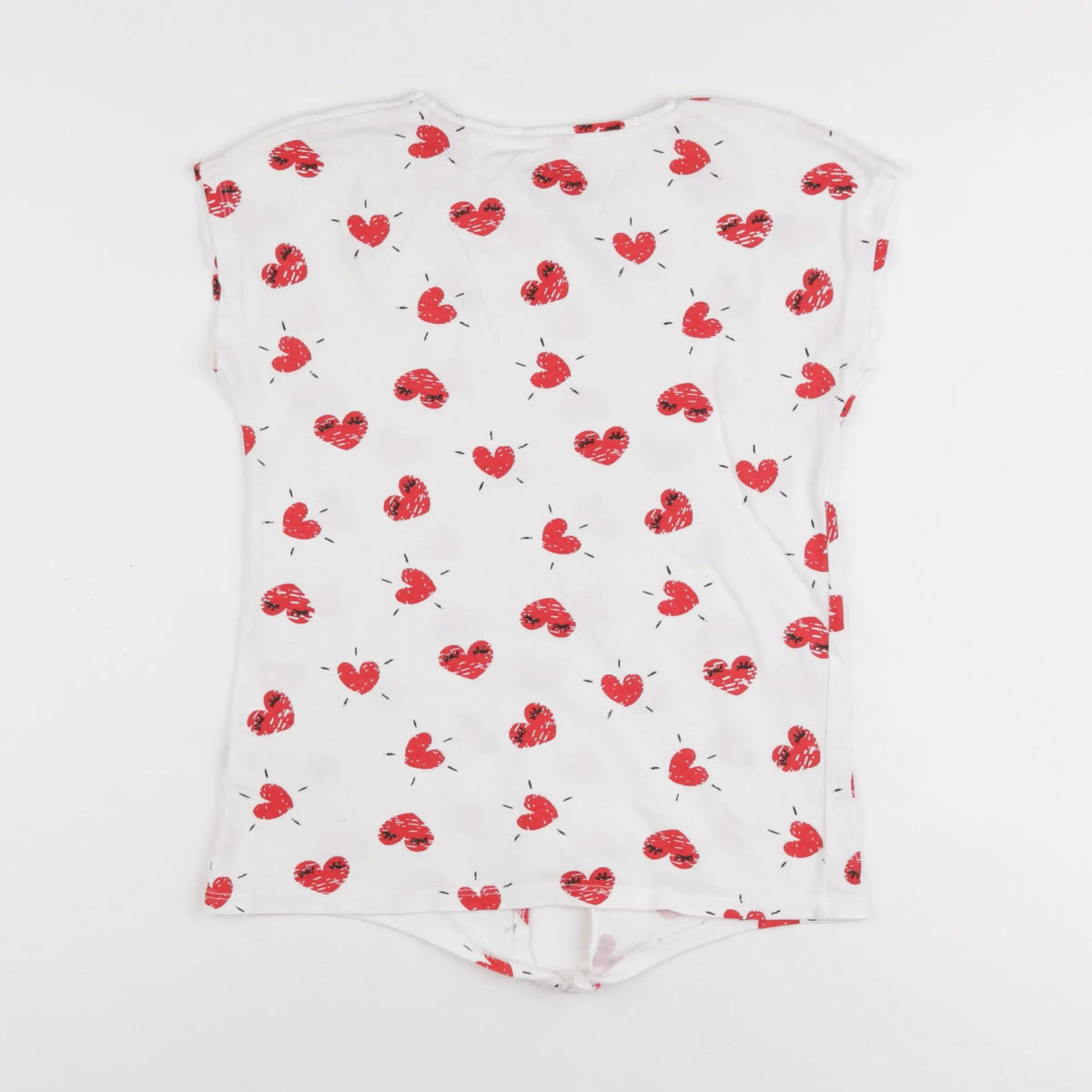 Vertbaudet - tee-shirt rouge - 10 ans