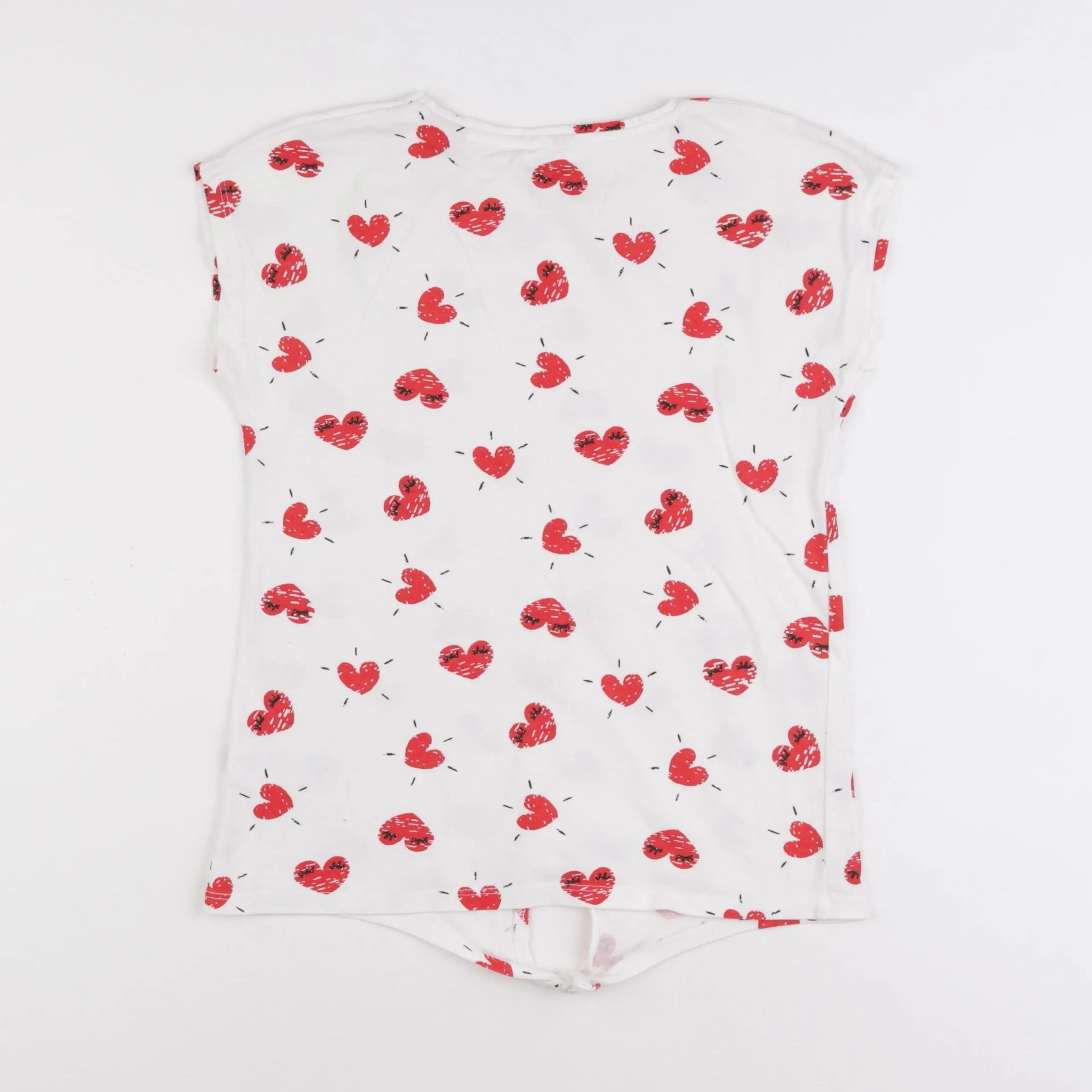 Vertbaudet - tee-shirt rouge - 10 ans