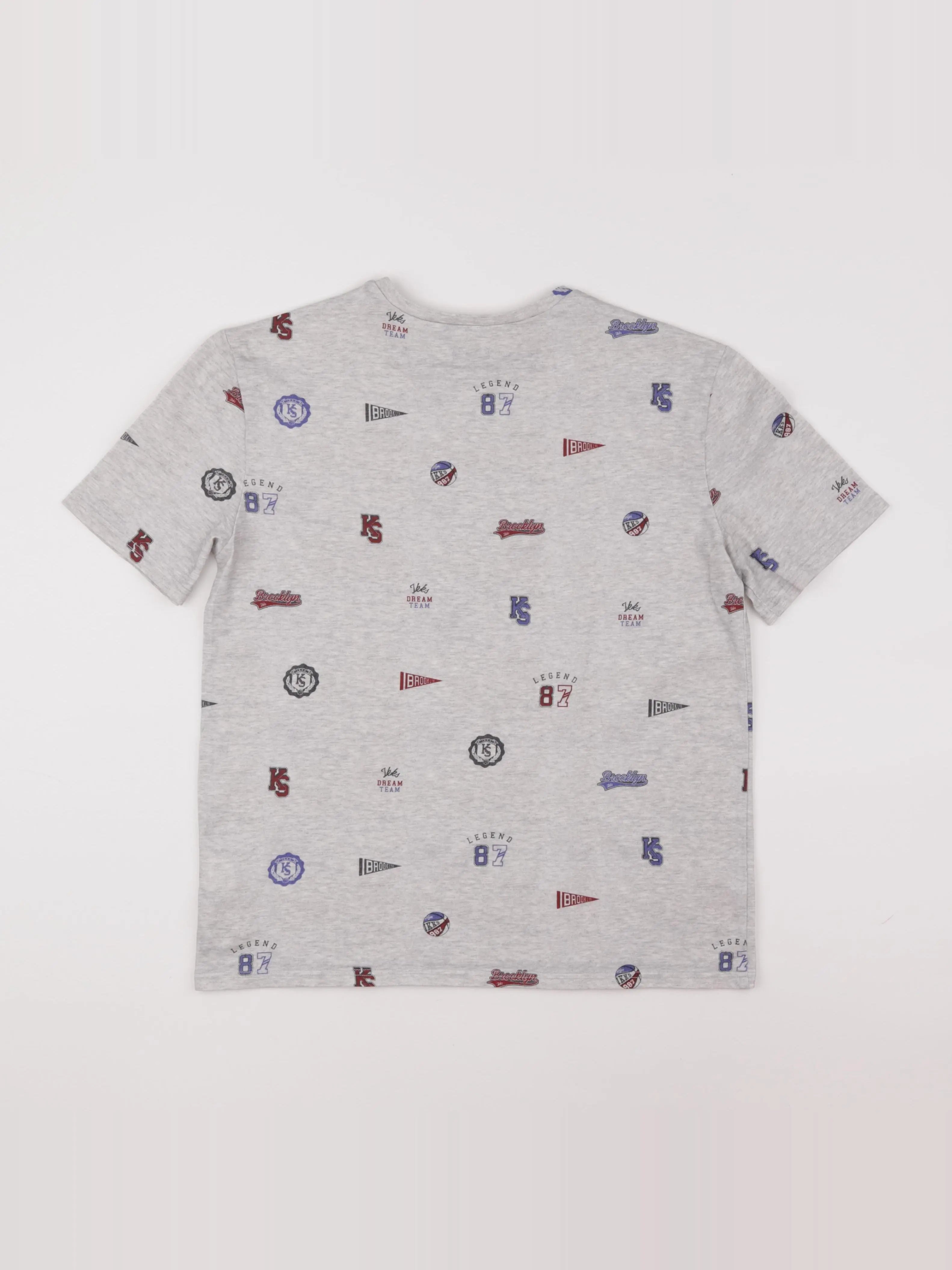 IKKS - tee-shirt multicolore - 14 ans