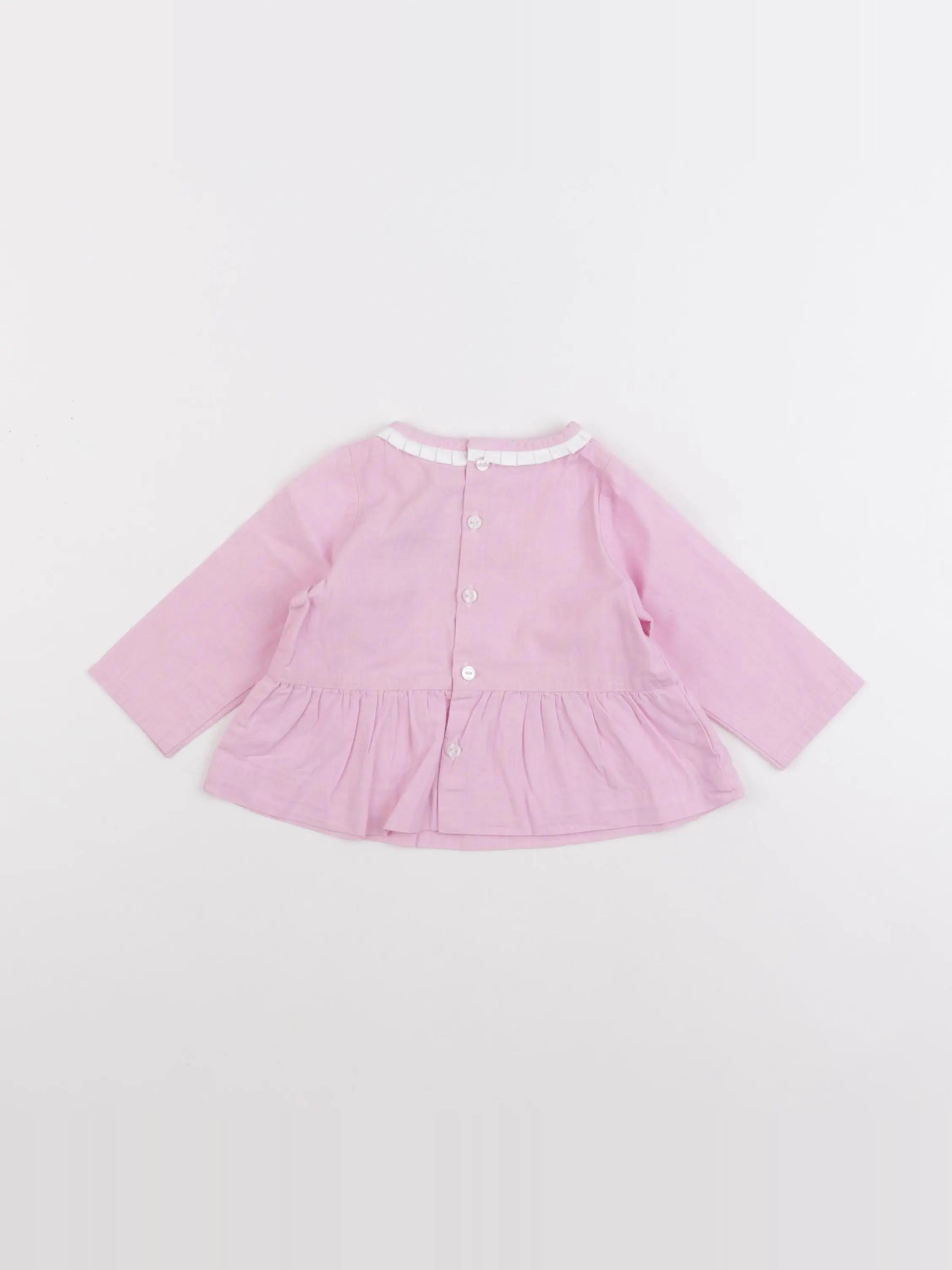 Jacadi - blouse rose - 6 mois