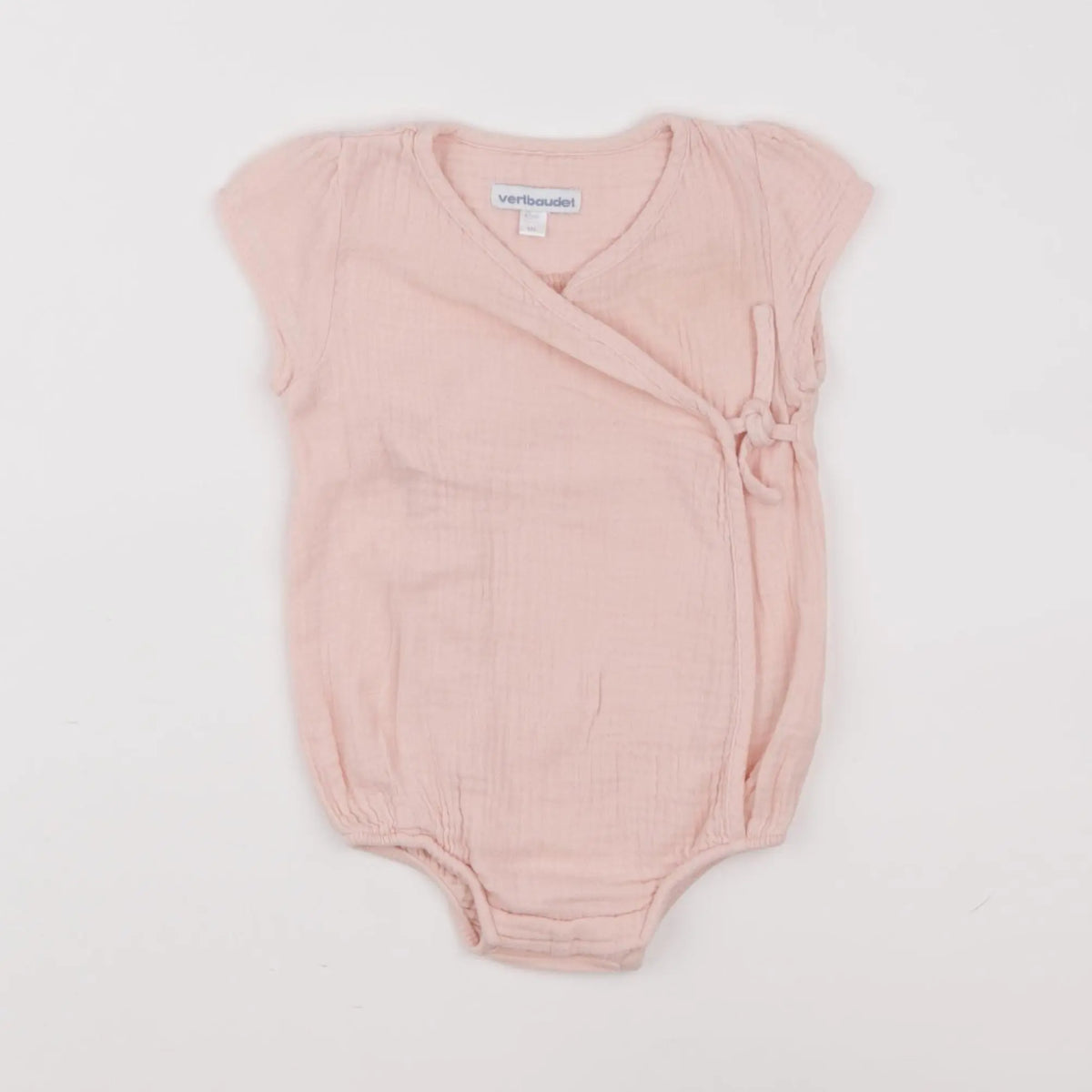 Vertbaudet - combinaison rose - 6 mois