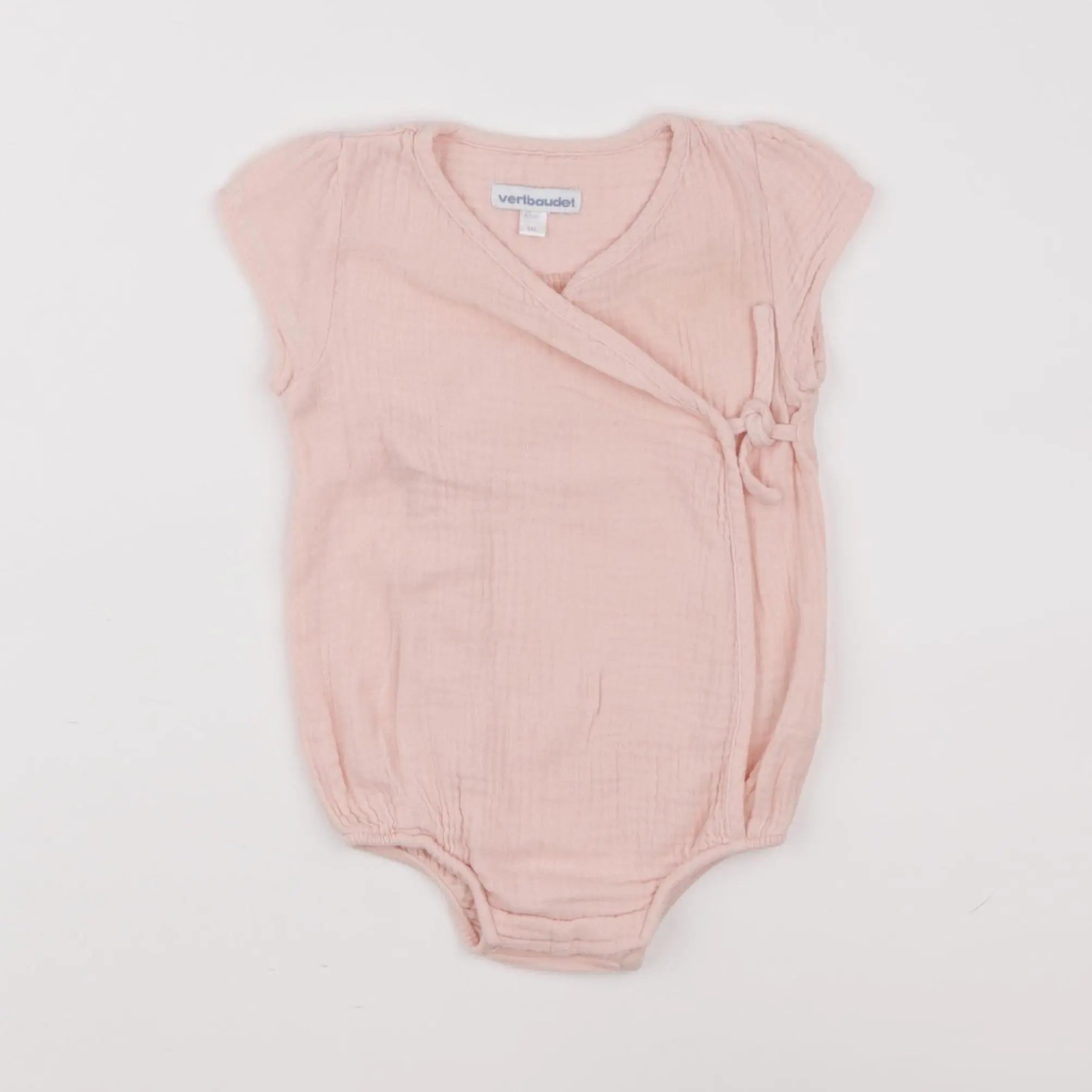 Vertbaudet - combinaison rose - 6 mois