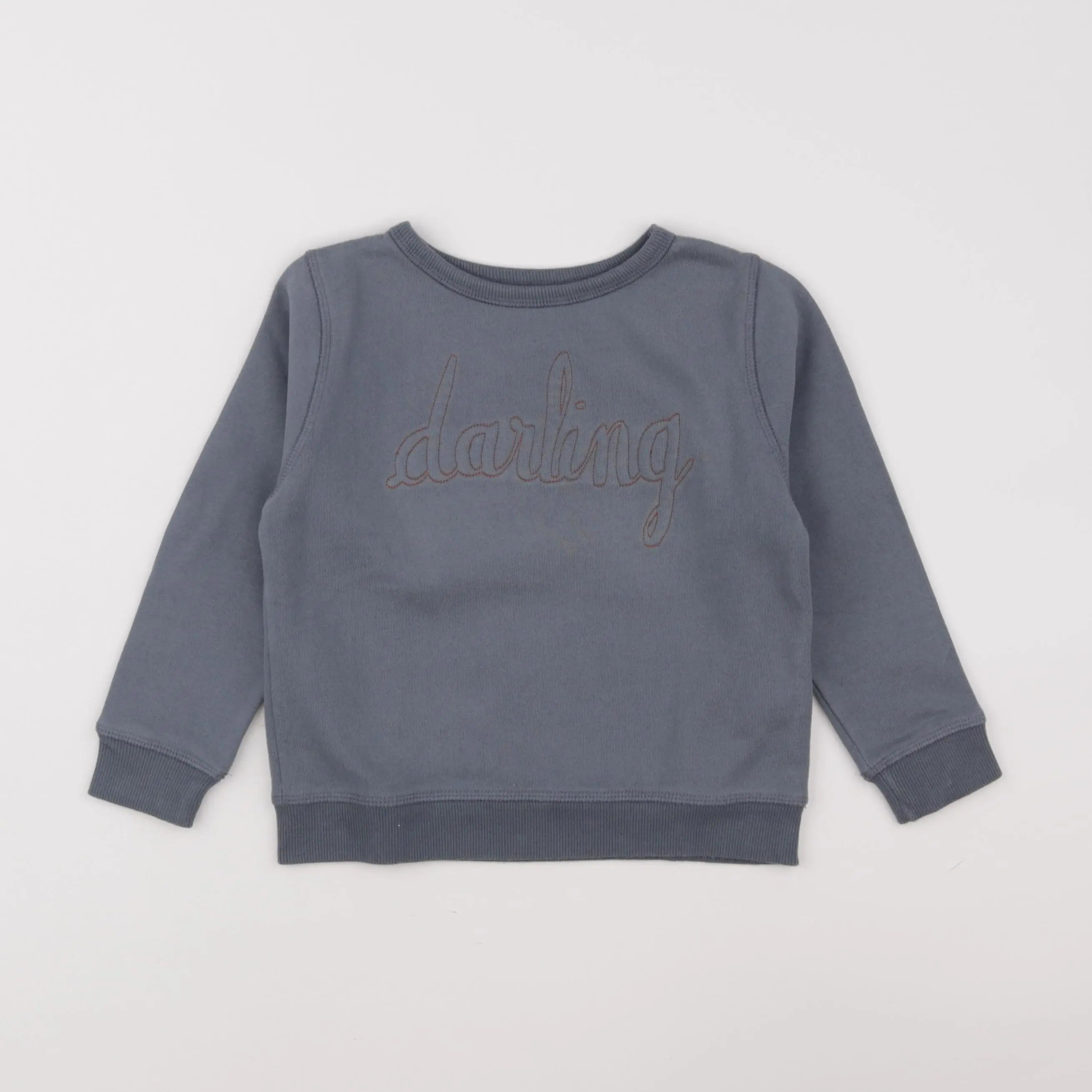 Bonton - sweat gris - 6 ans