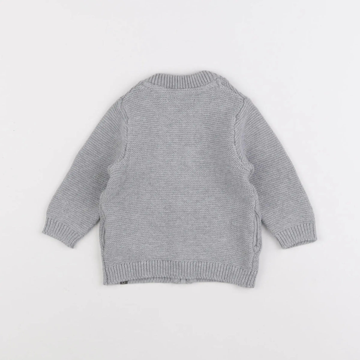 Vertbaudet - gilet gris - 6 mois