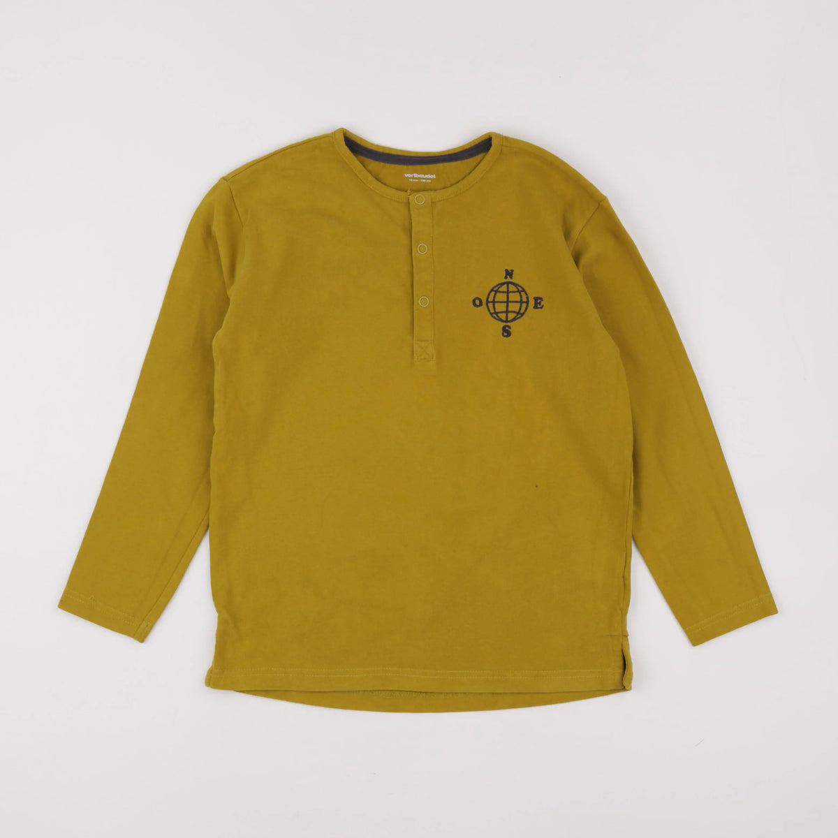 Vertbaudet - tee-shirt jaune - 10 ans