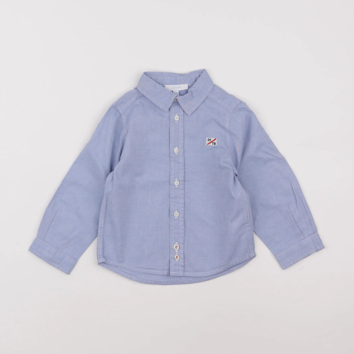 Jacadi - chemise bleu - 24 mois