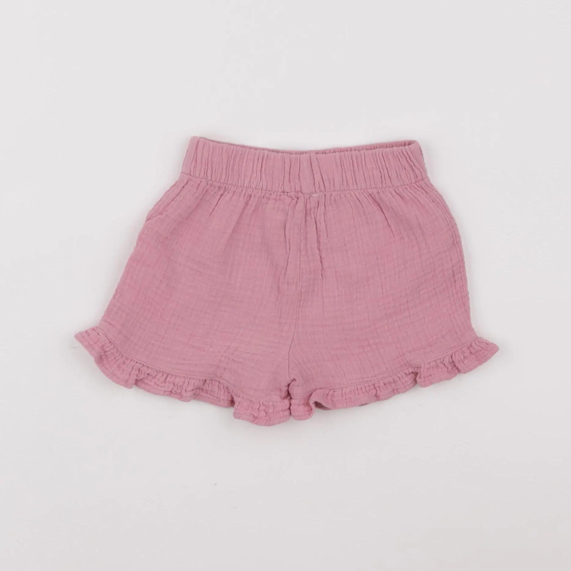 Vertbaudet - short rose - 12 mois