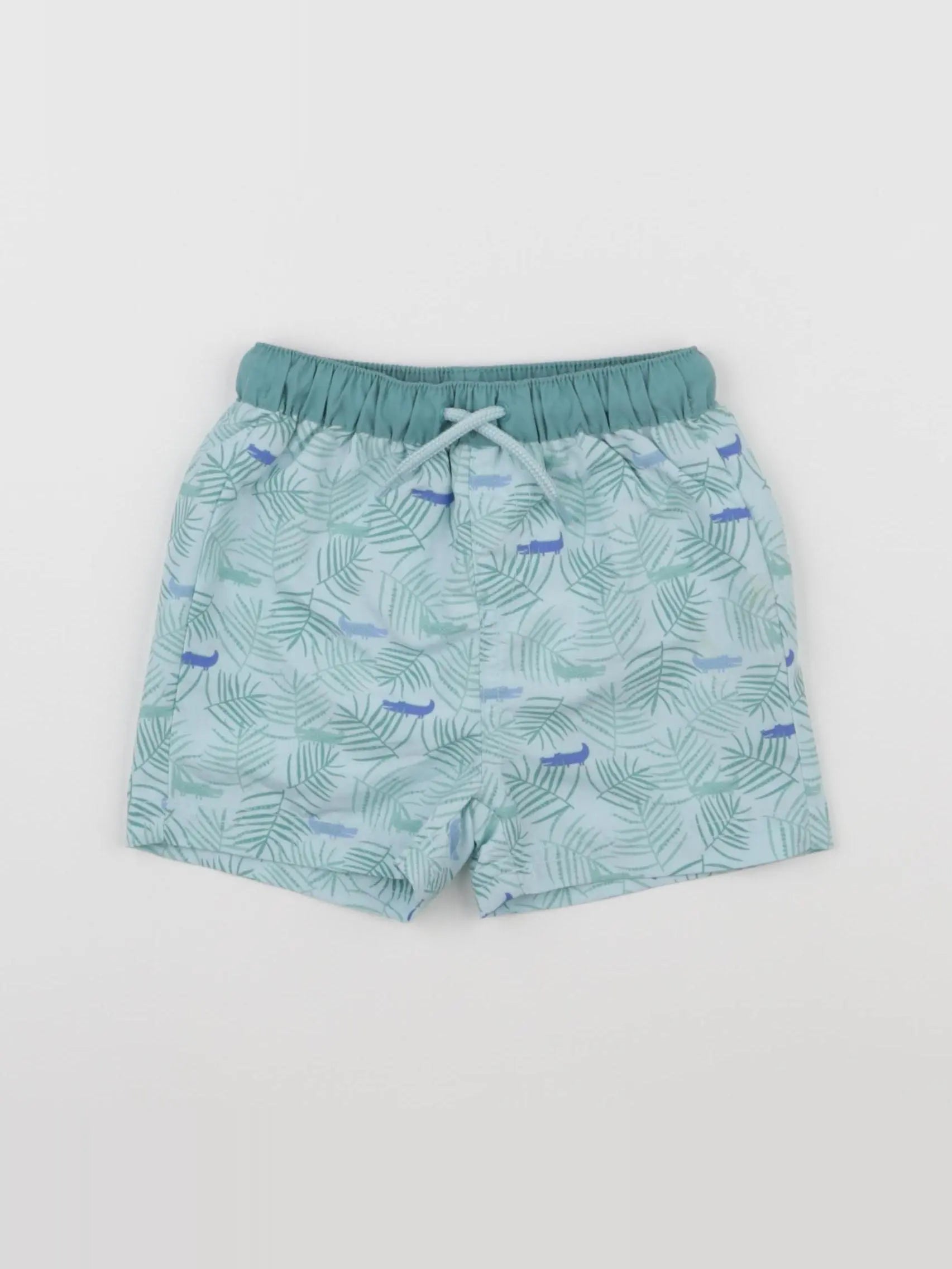 Vertbaudet - maillot de bain vert - 12 mois