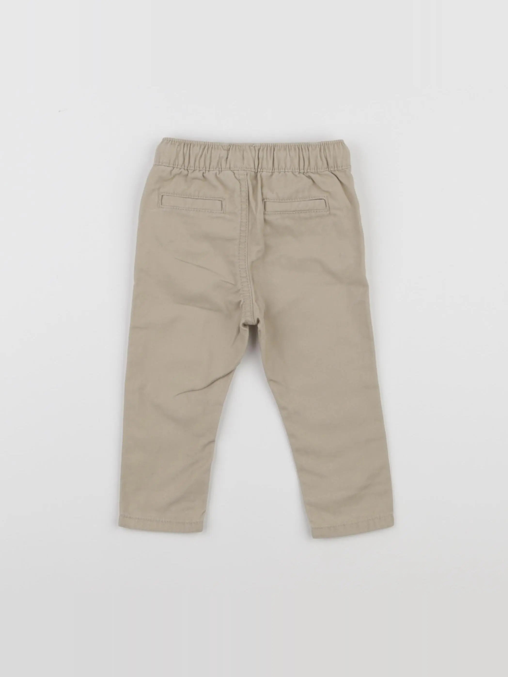 Vertbaudet - pantalon beige - 6 mois