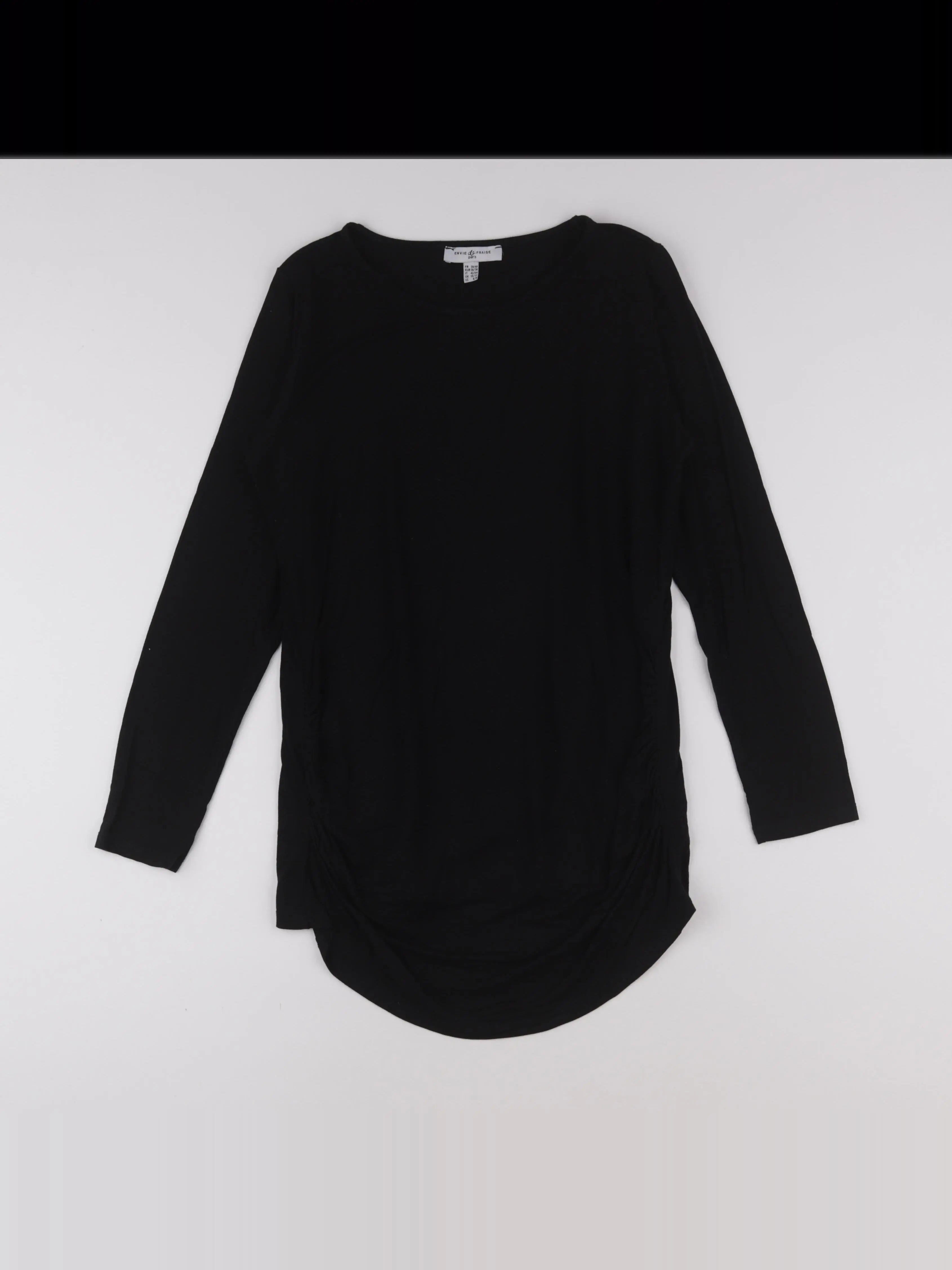 Envie de fraise - tee-shirt grossesse noir - 38 à 40