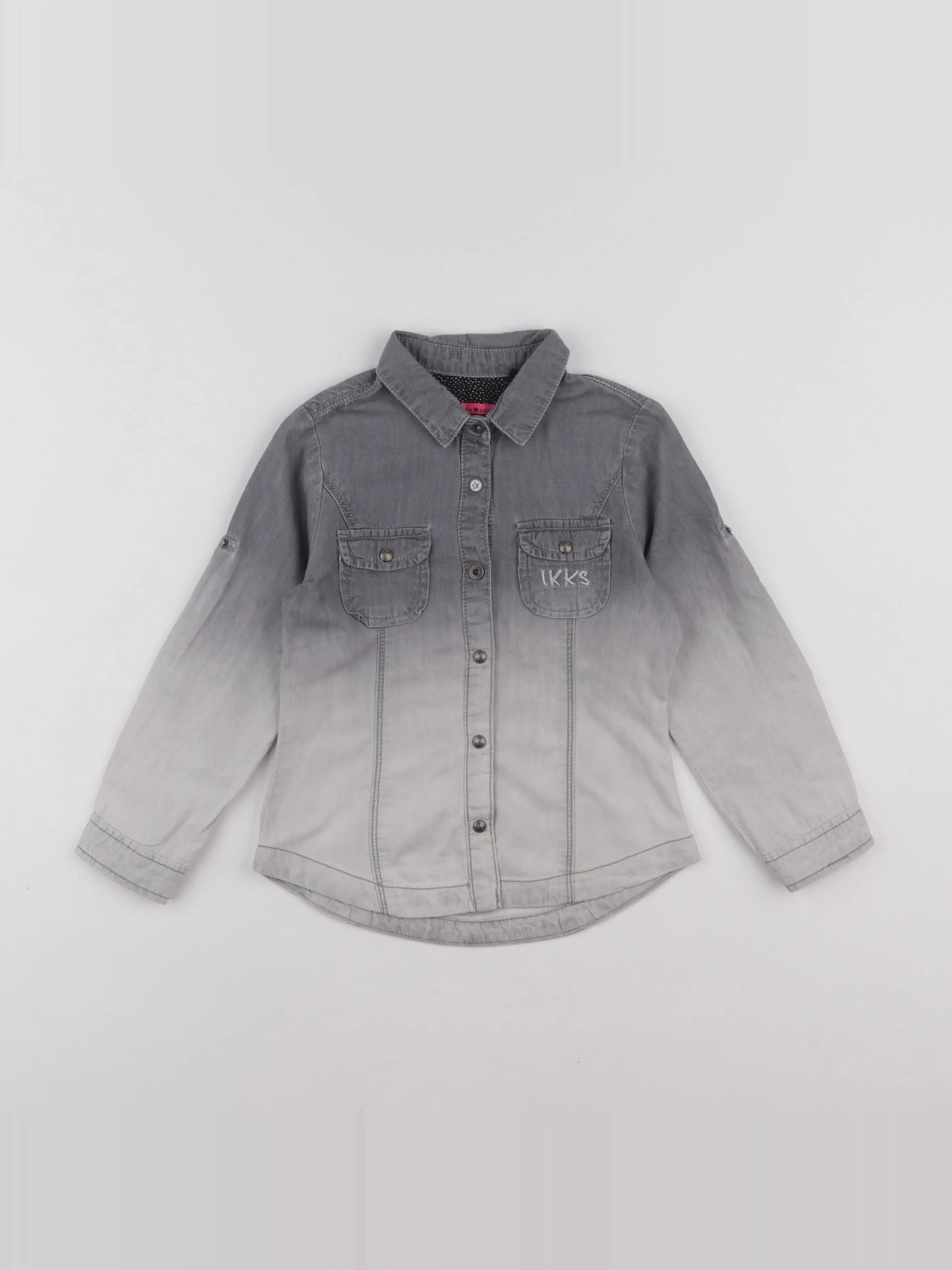 IKKS - chemise gris - 10 ans