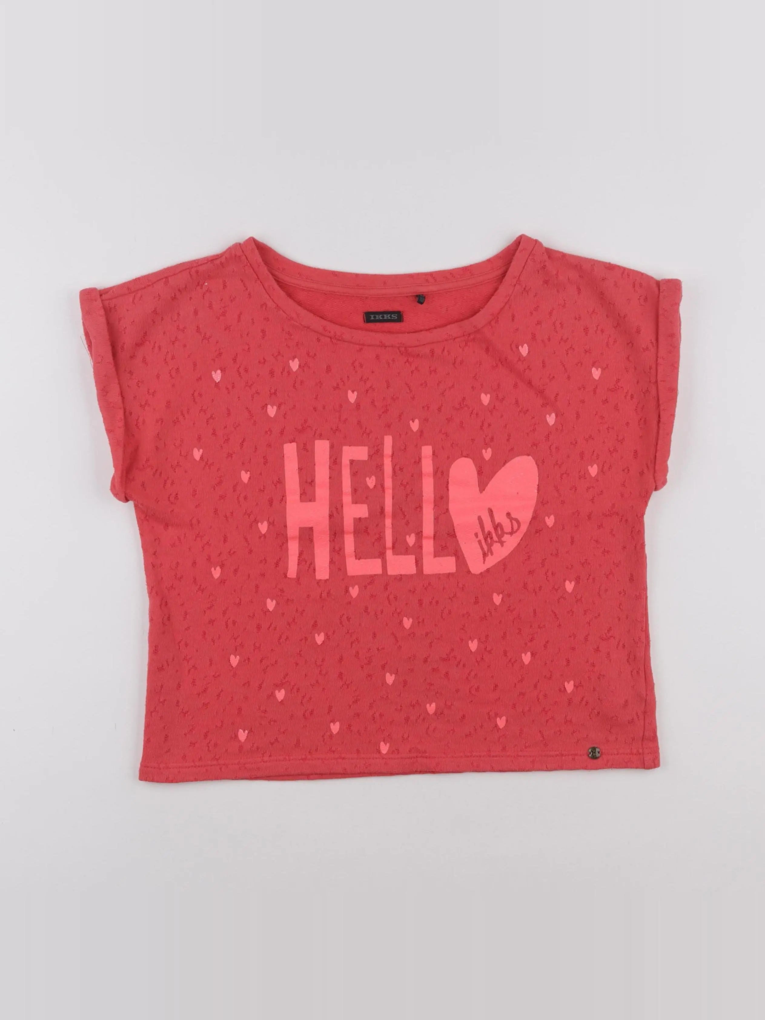 IKKS - tee-shirt rose - 12 ans