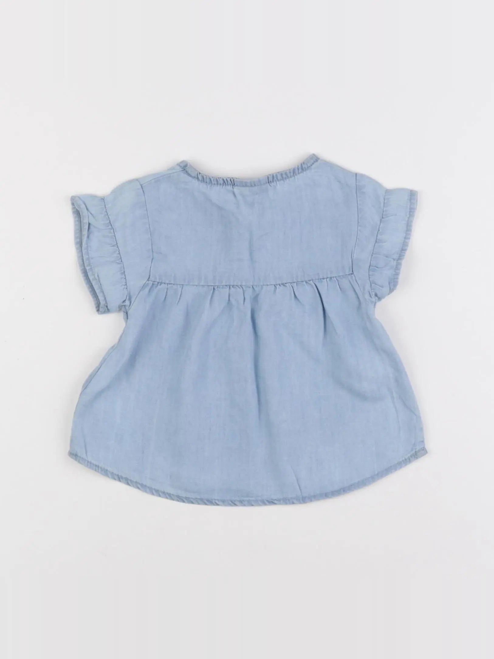 Tape à l'oeil - blouse bleu - 6 mois
