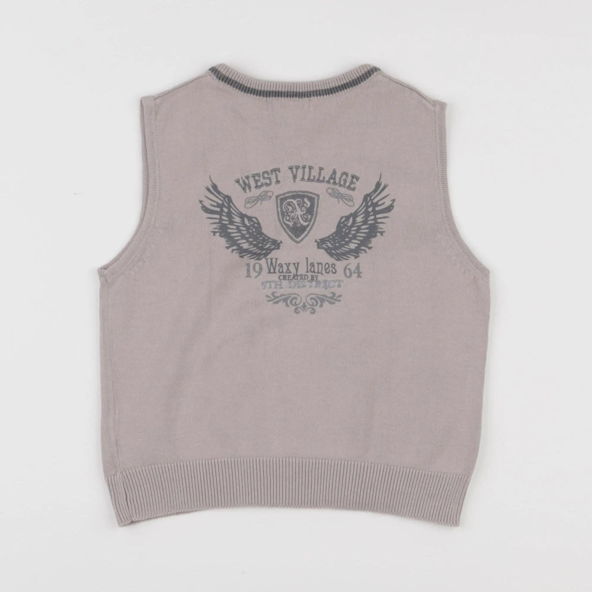 Vertbaudet - gilet marron - 4 ans