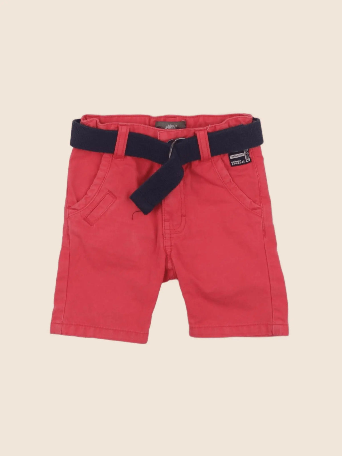 Timberland - short rouge - 9 mois
